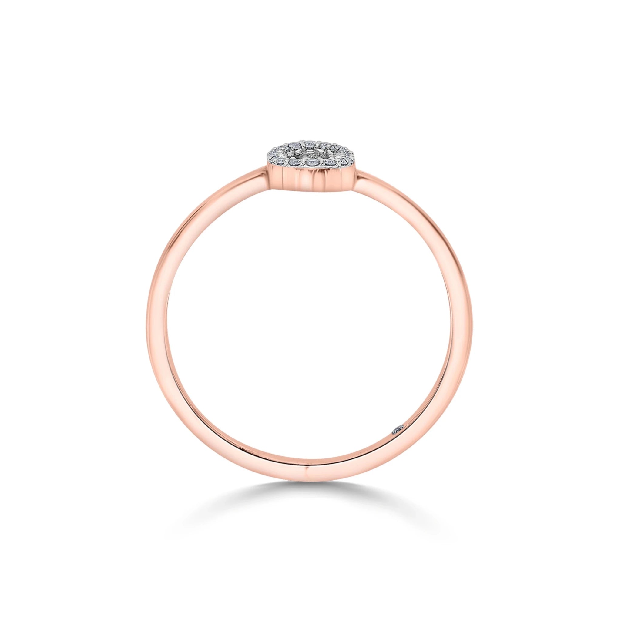 Boujee Celestial Oval Bloom Ring - Zen Diamond India