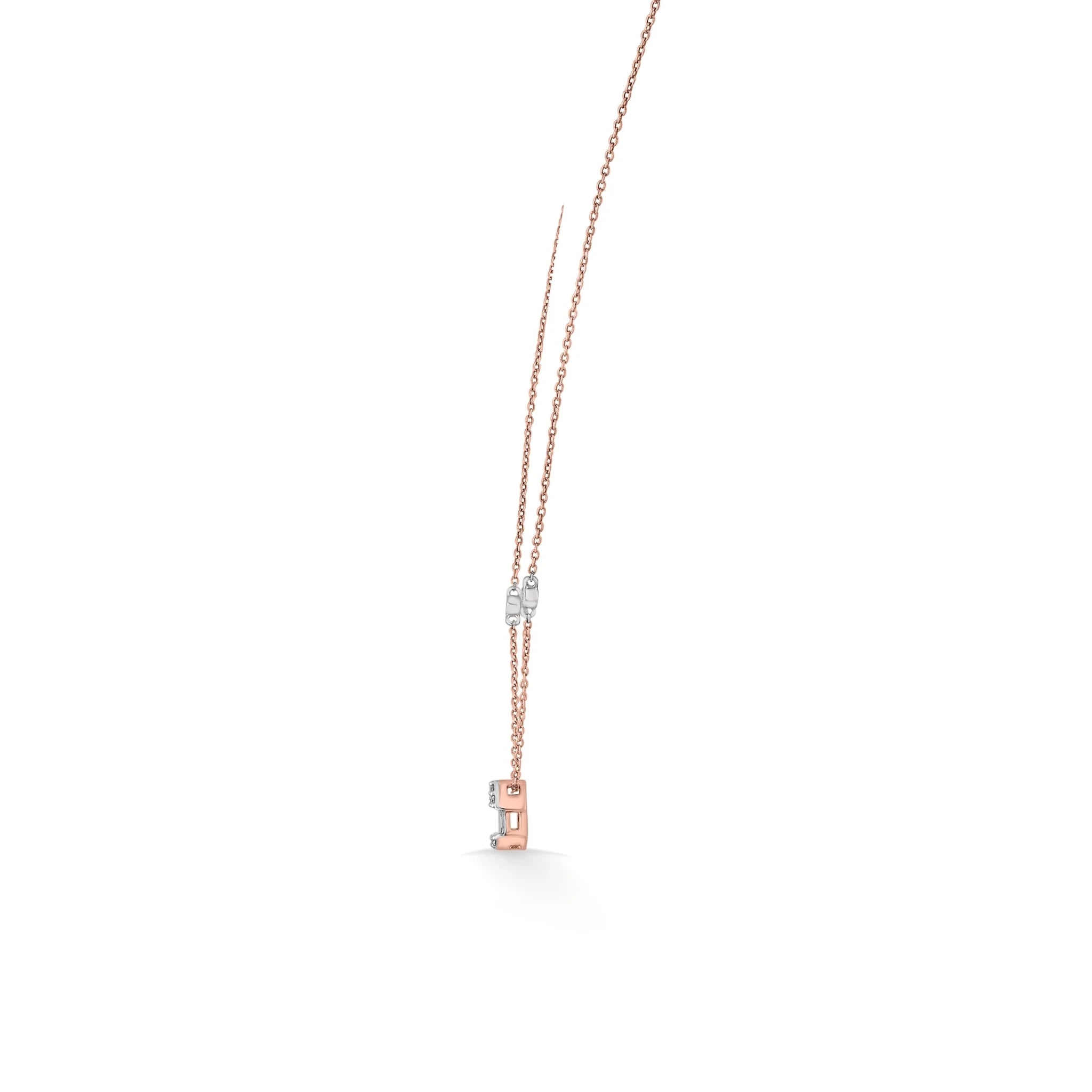 Deck Up Baguette Glow Luxe Necklace - Zen Diamond India