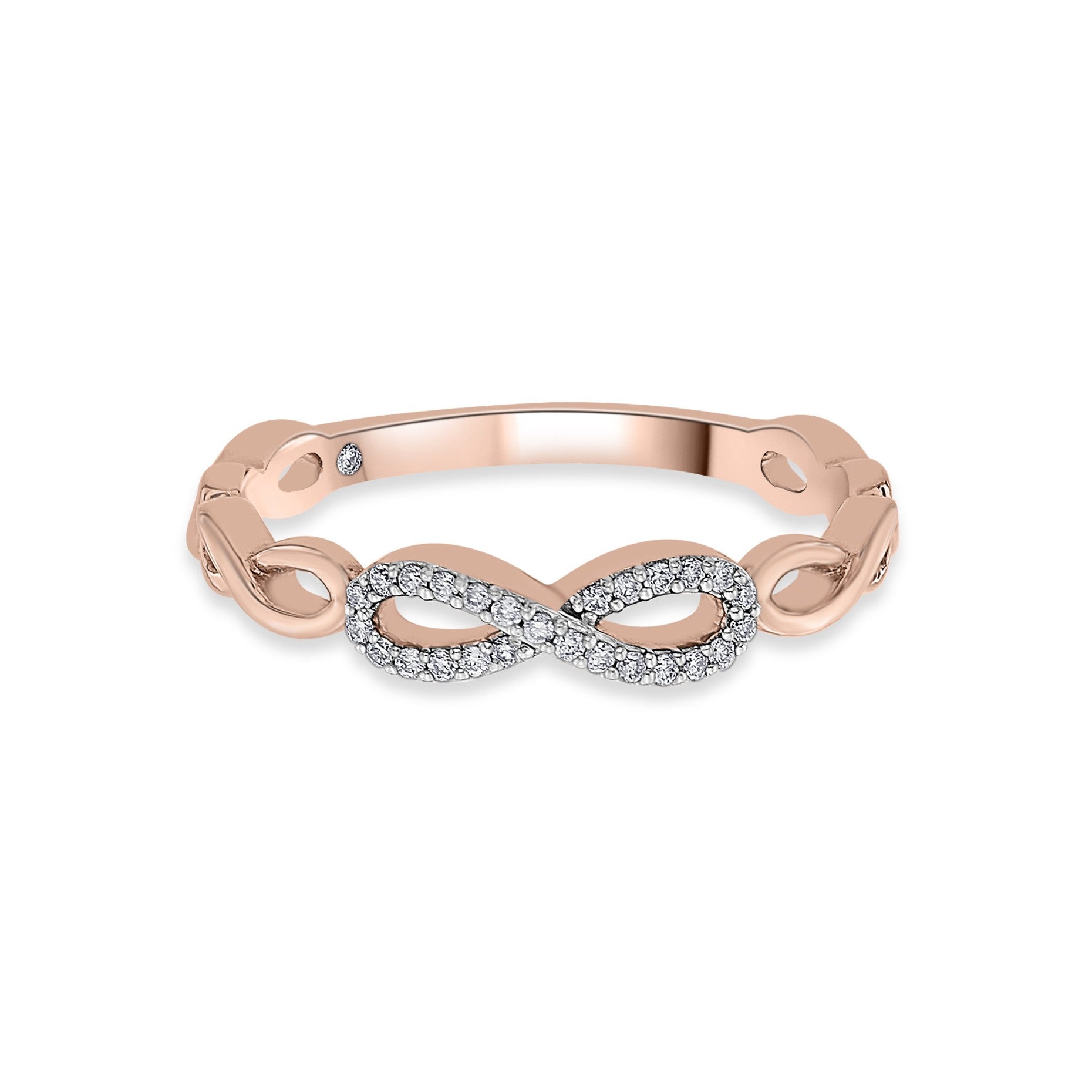 Sassy Infinity Love Knot Ring - Zen Diamond India