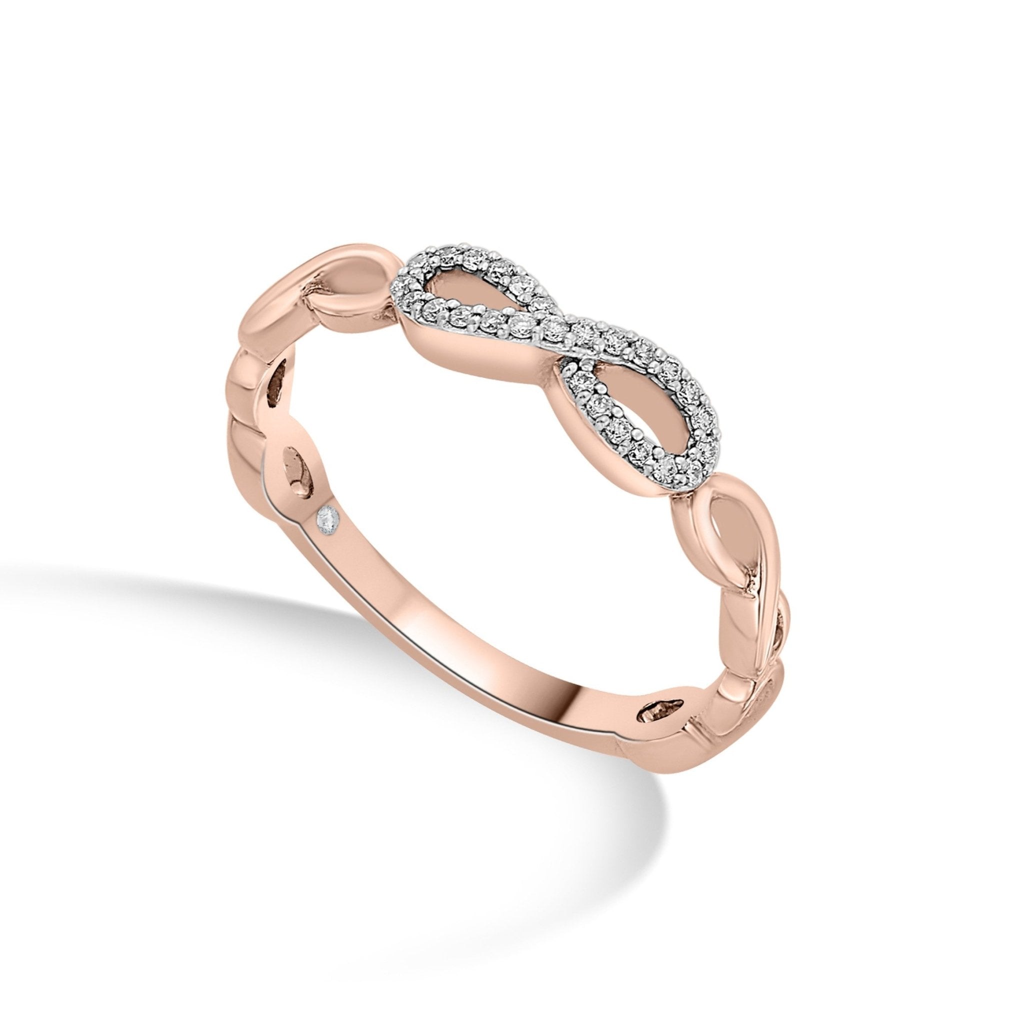 Sassy Infinity Love Knot Ring - Zen Diamond India