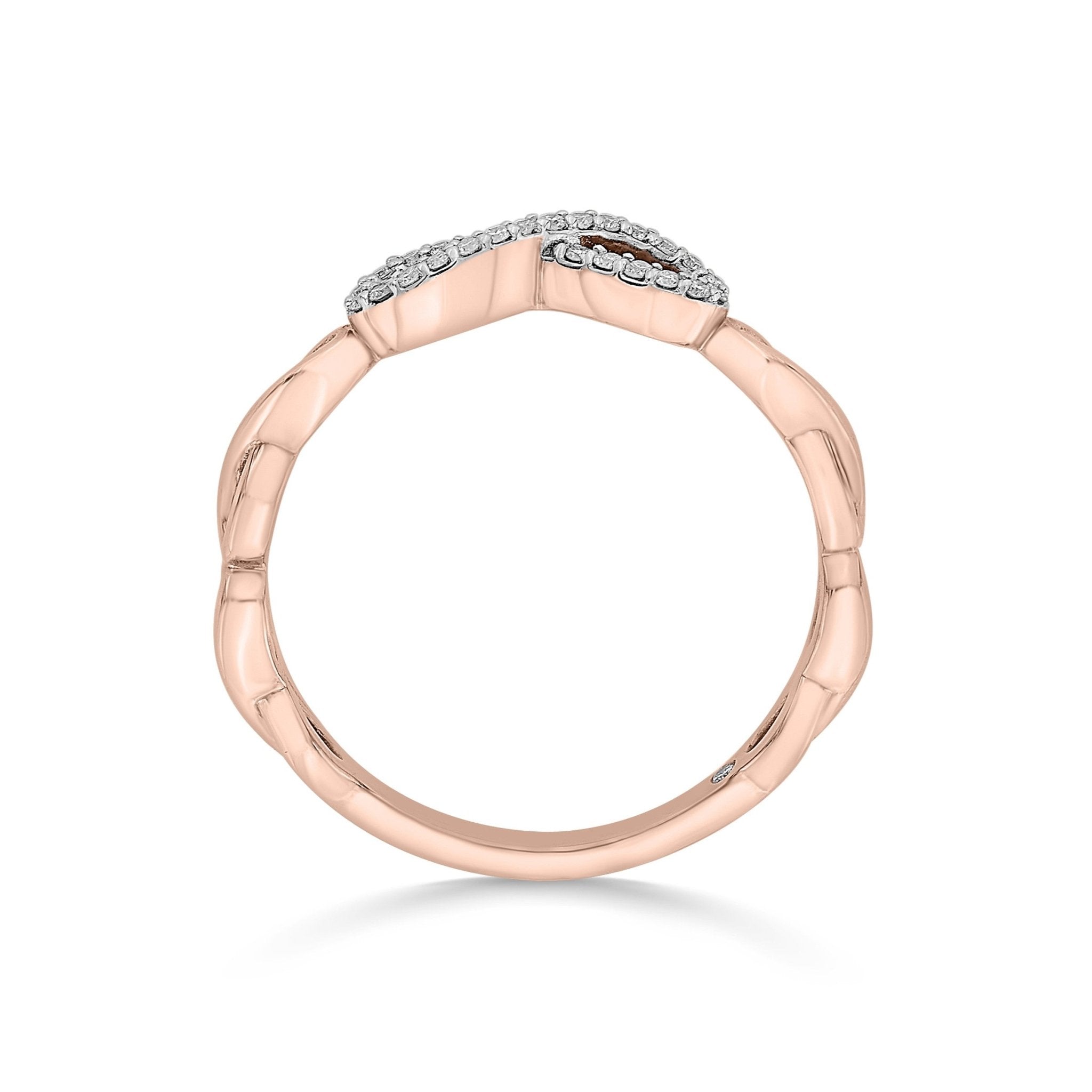 Sassy Infinity Love Knot Ring - Zen Diamond India