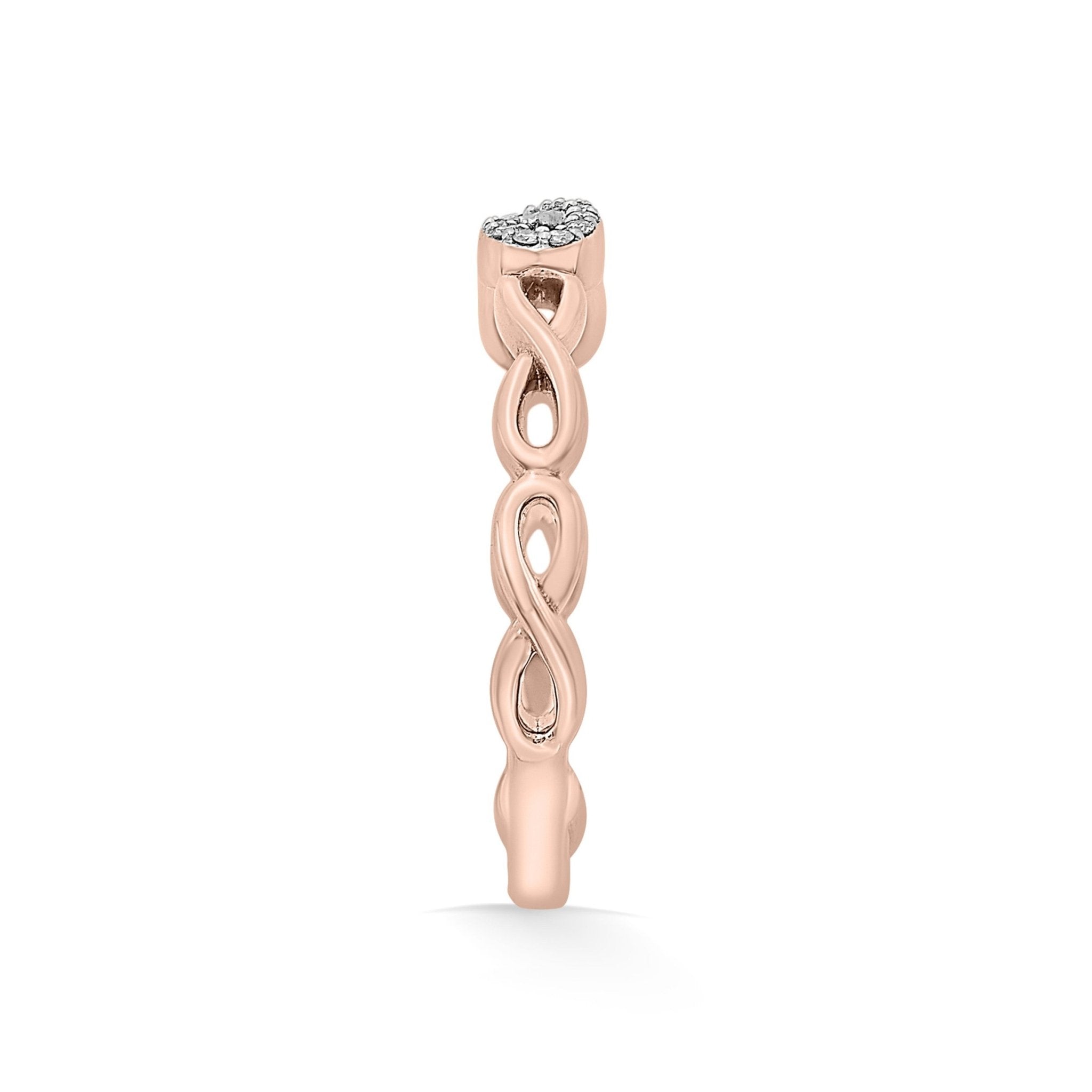 Sassy Infinity Love Knot Ring - Zen Diamond India