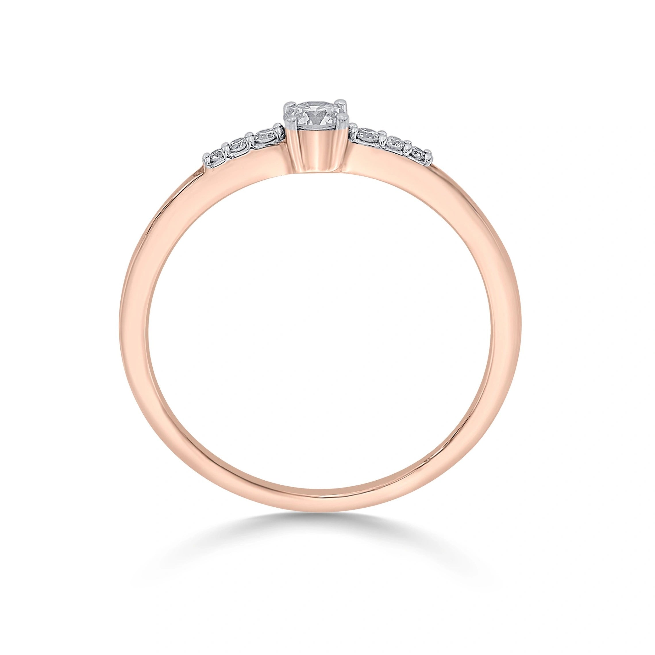 Boujee Rosé Diamond Whisper Ring