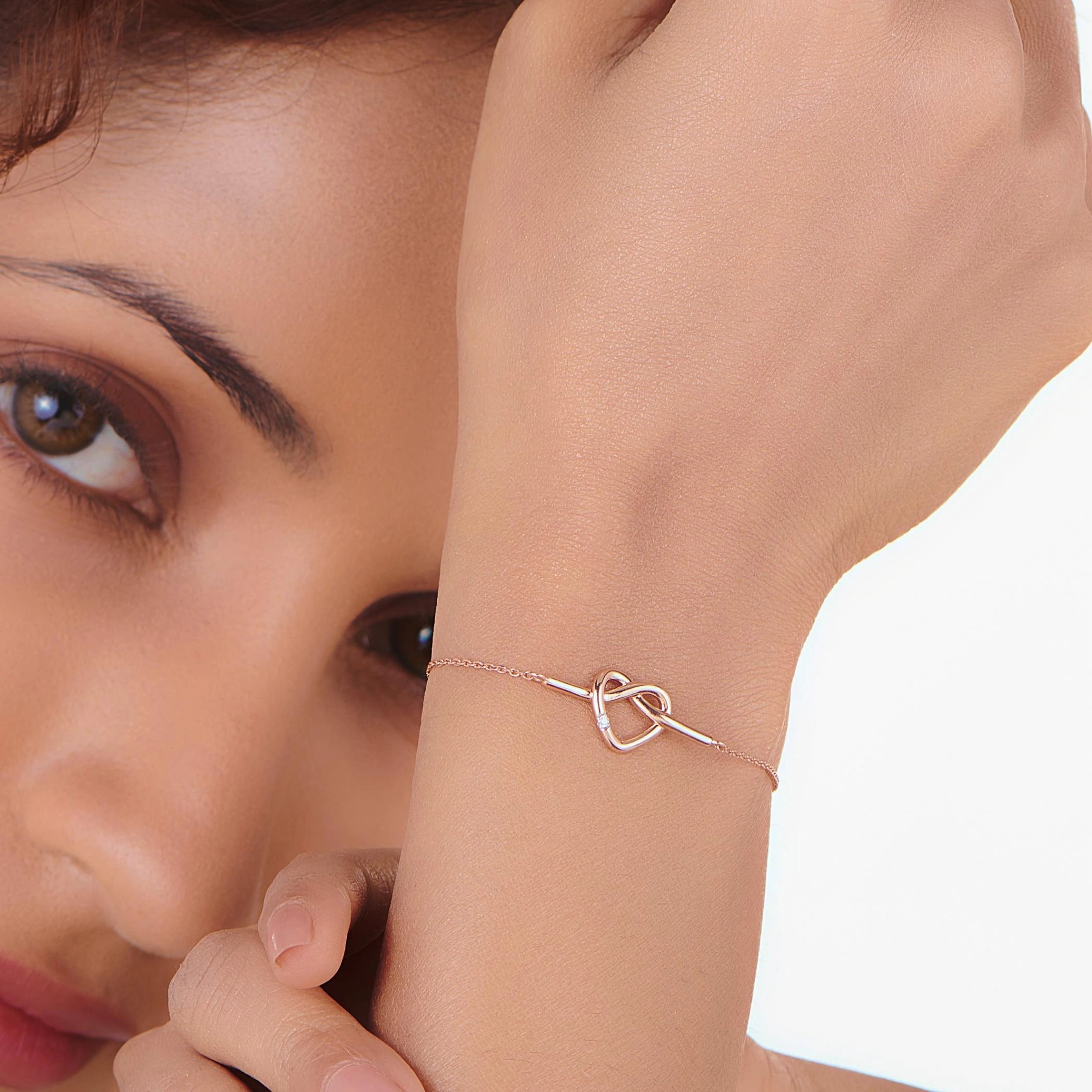 Love Knot Eternal Promise Spark Bracelet - Zen Diamond India