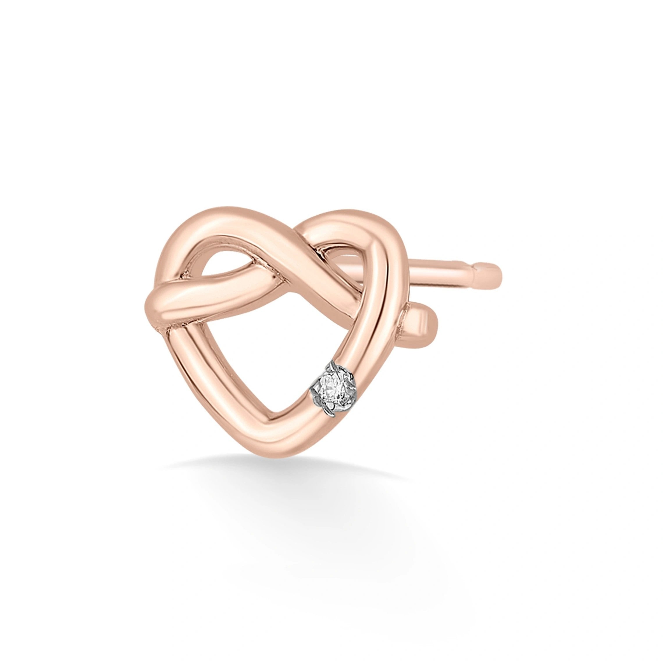 Love Knot Eternal Glow Studs - Zen Diamond India