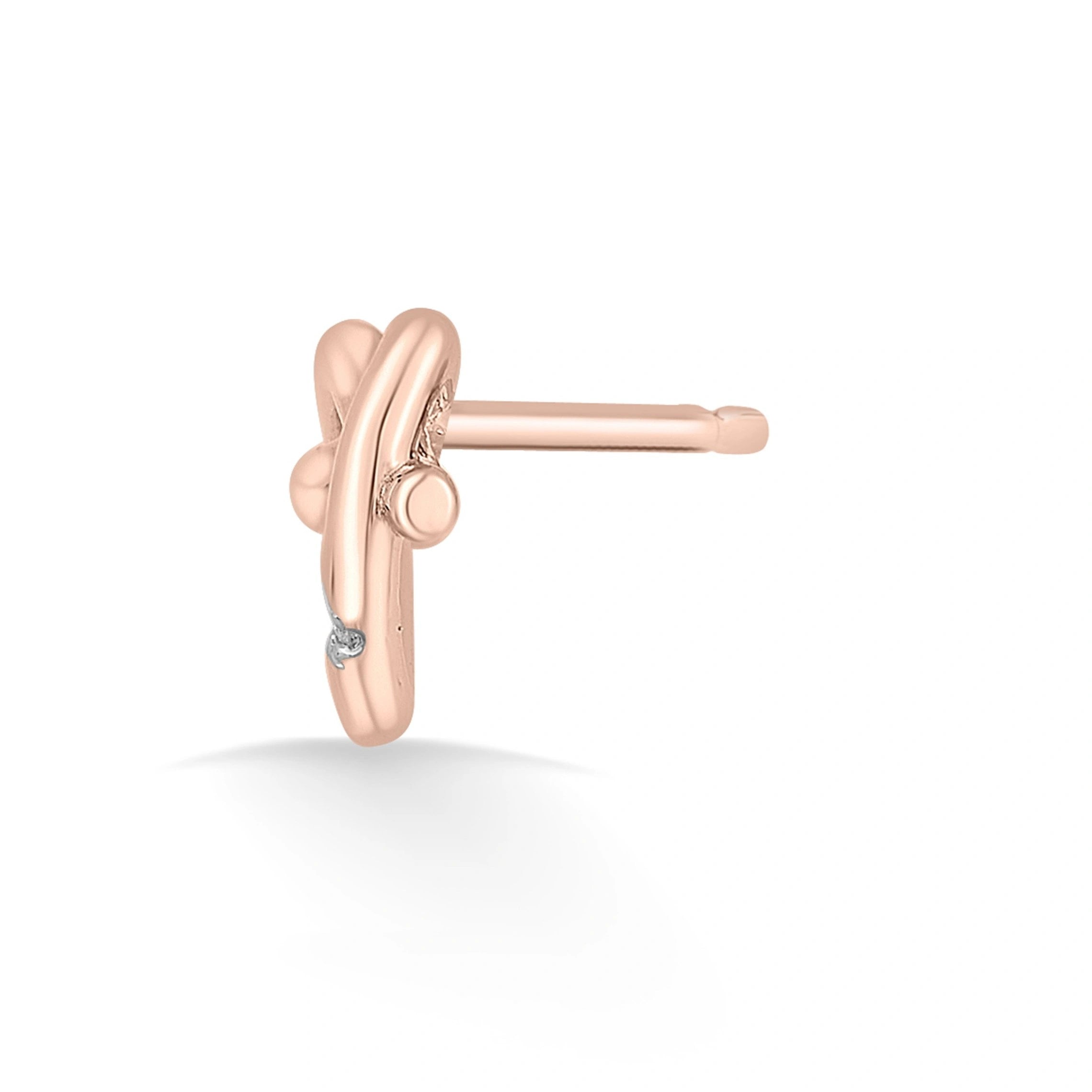 Love Knot Eternal Glow Studs - Zen Diamond India