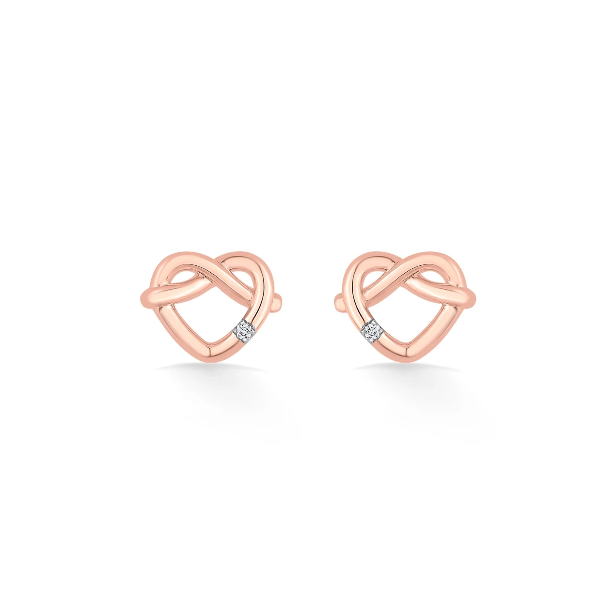 Love Knot Eternal Glow Studs - Zen Diamond India