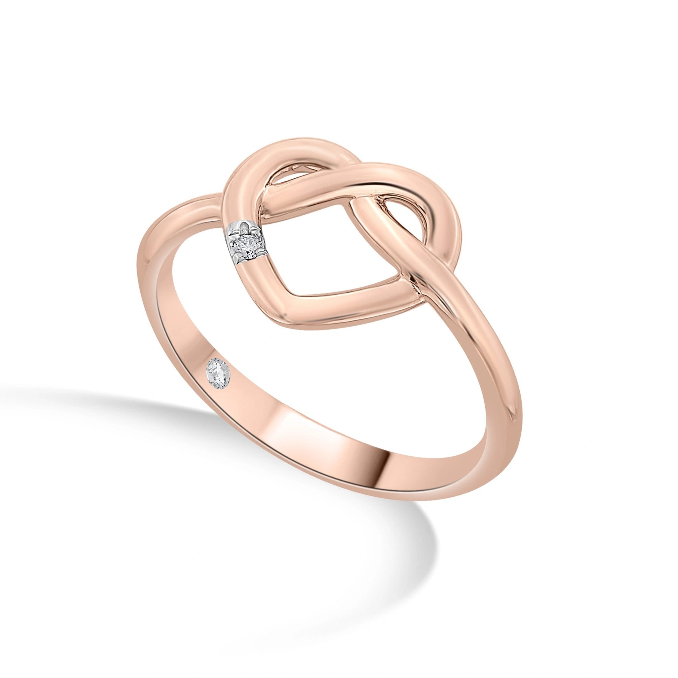 Eternal Knot Diamond Ring