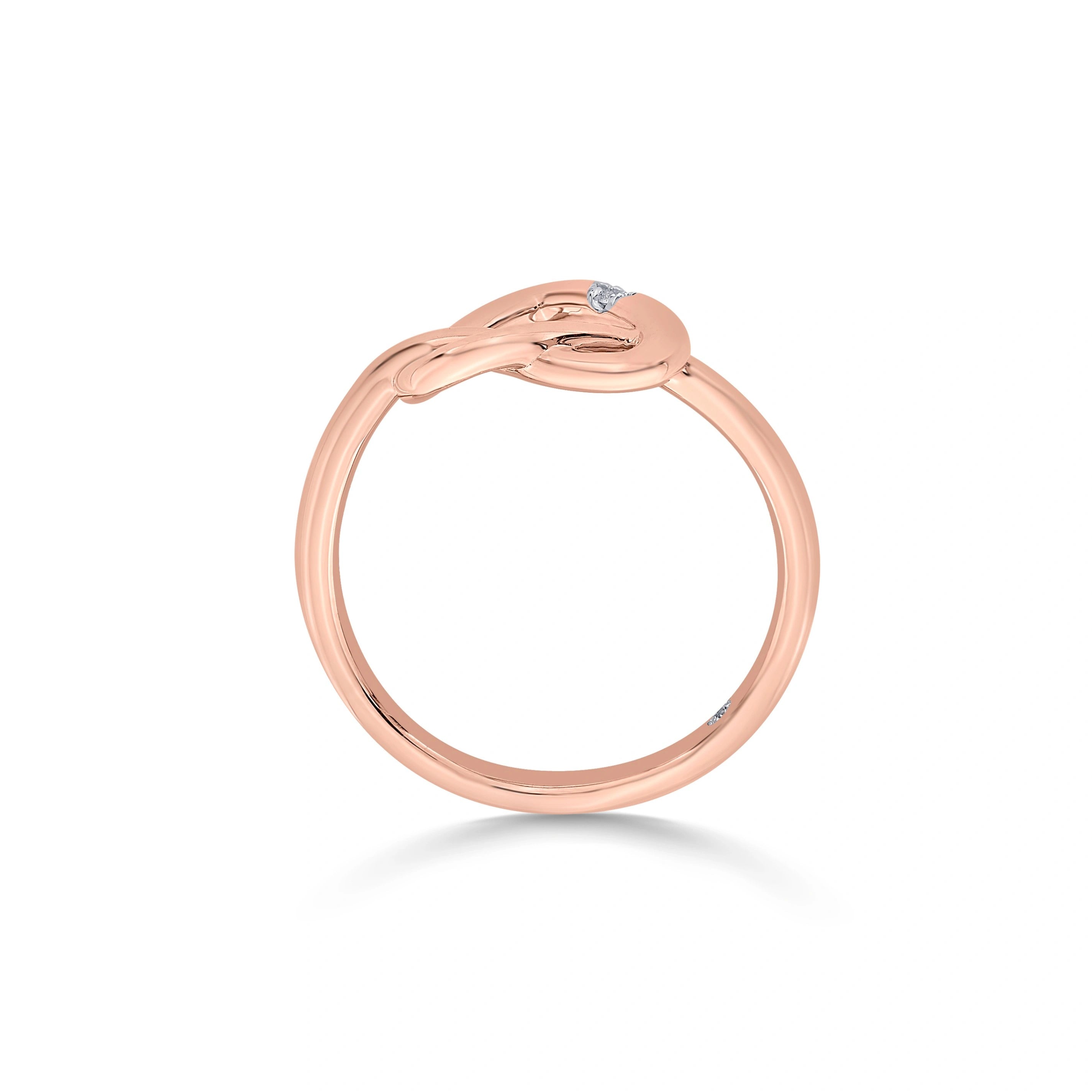 Eternal Knot Diamond Ring