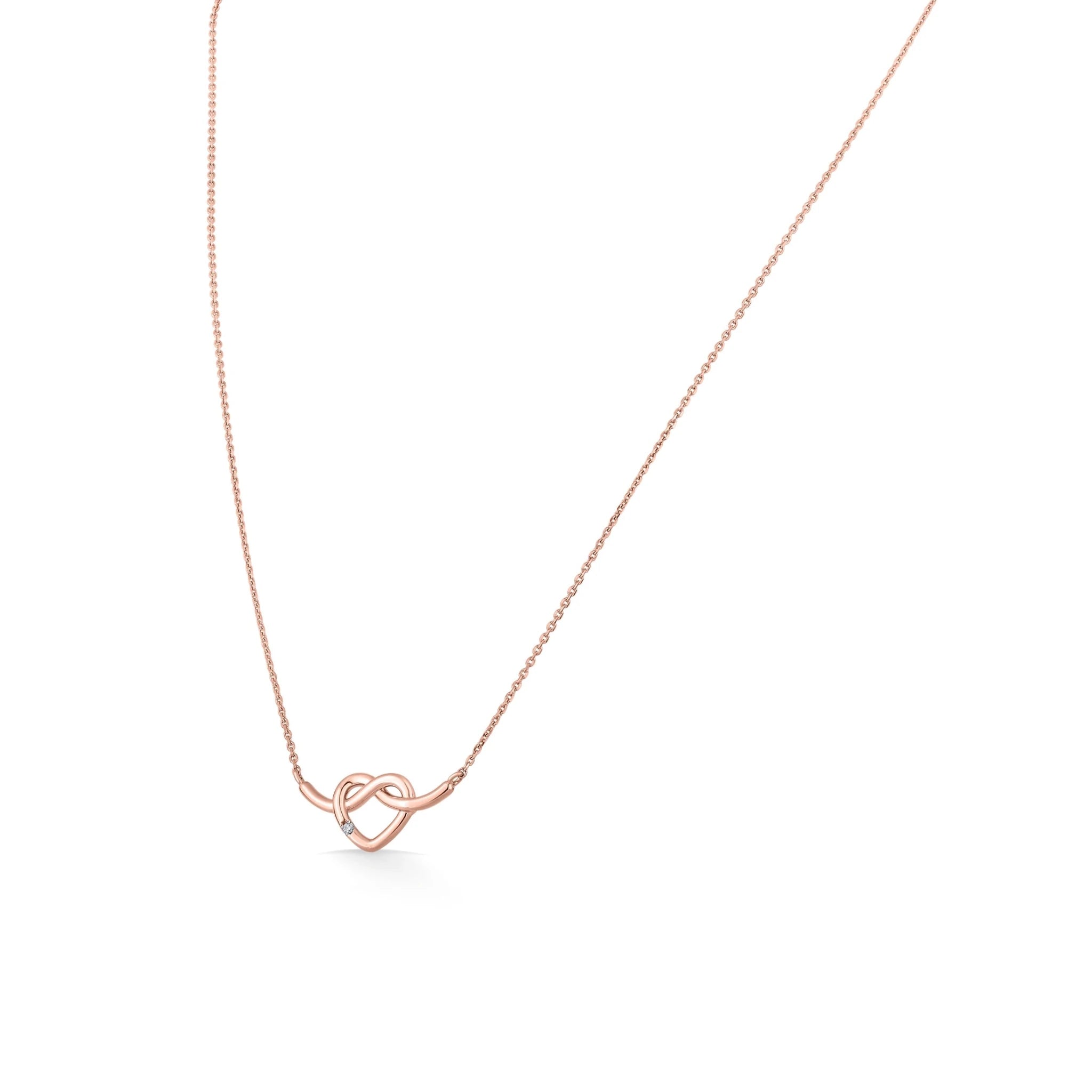Twist of Eternity Luxe Love Knot Pendant - Zen Diamond India