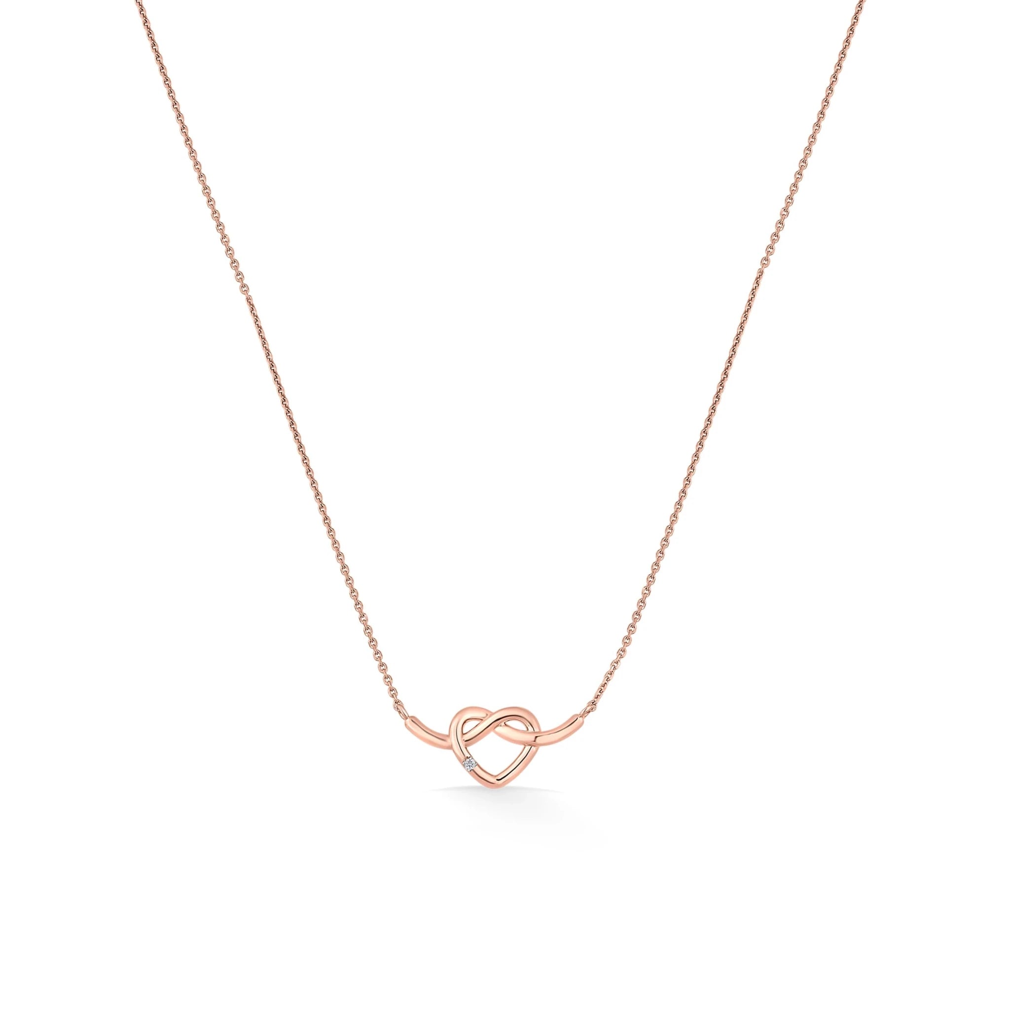 Twist of Eternity Luxe Love Knot Pendant - Zen Diamond India