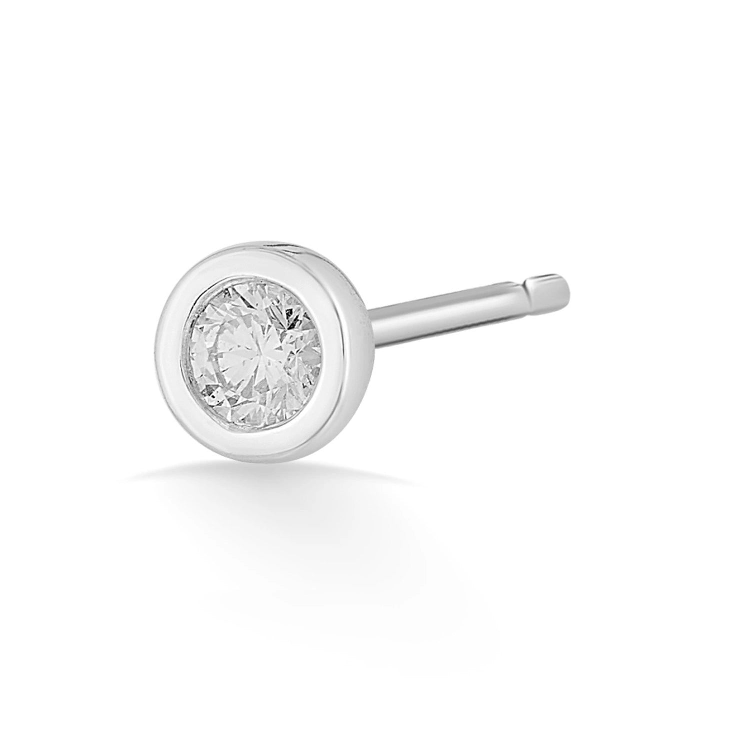 Solitaire GlowCircle Classic Studs - Zen Diamond India