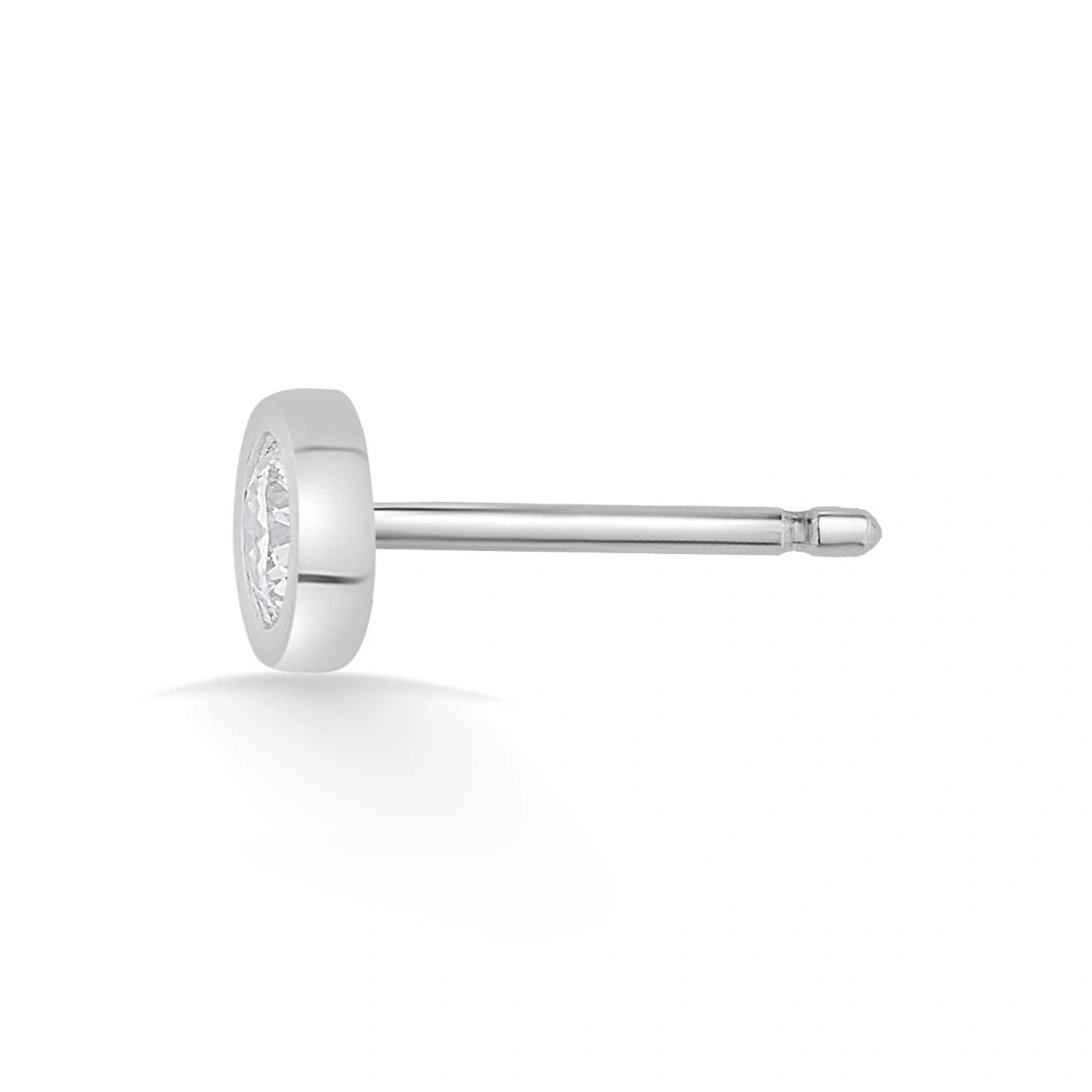 Solitaire GlowCircle Classic Studs - Zen Diamond India