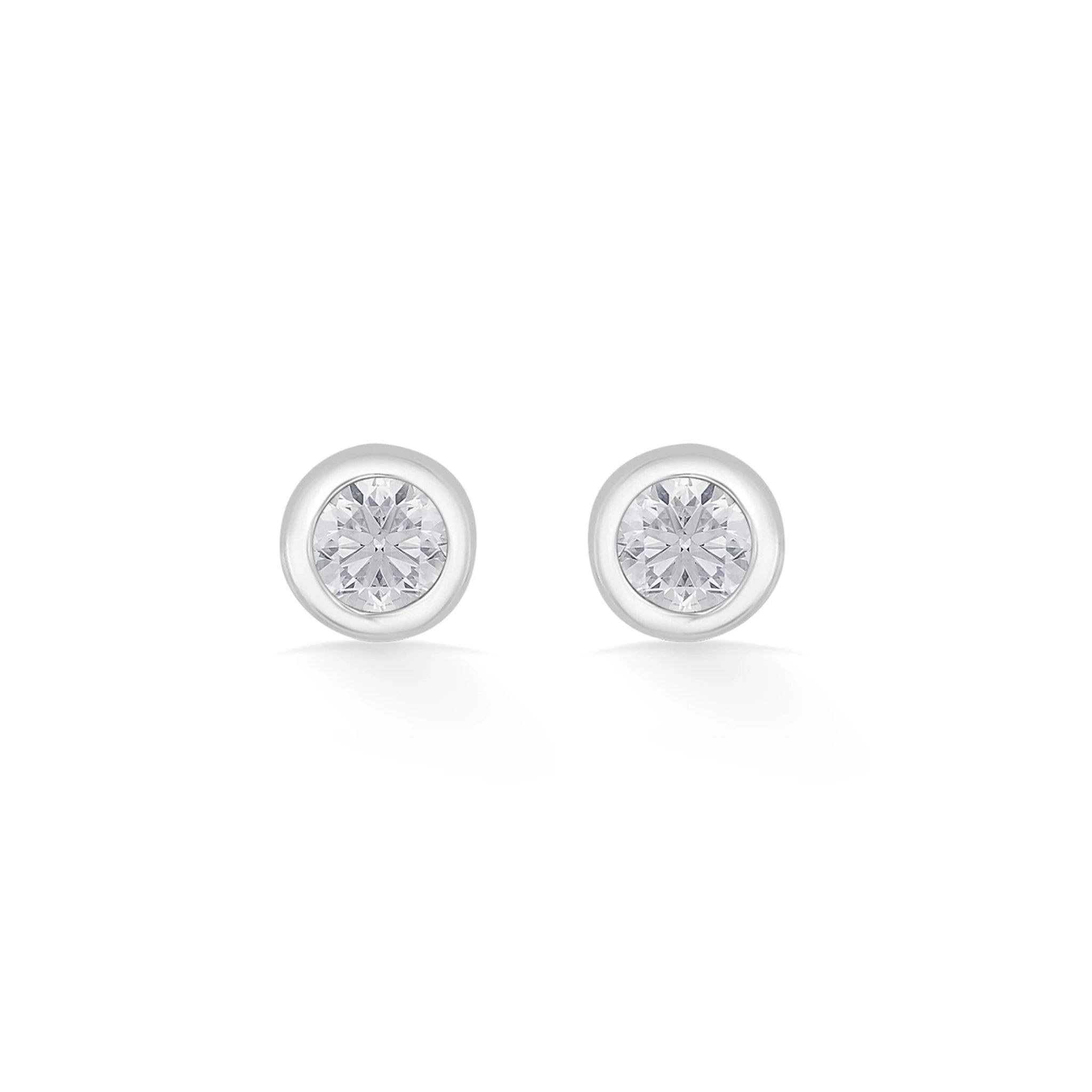 Solitaire GlowCircle Classic Studs - Zen Diamond India