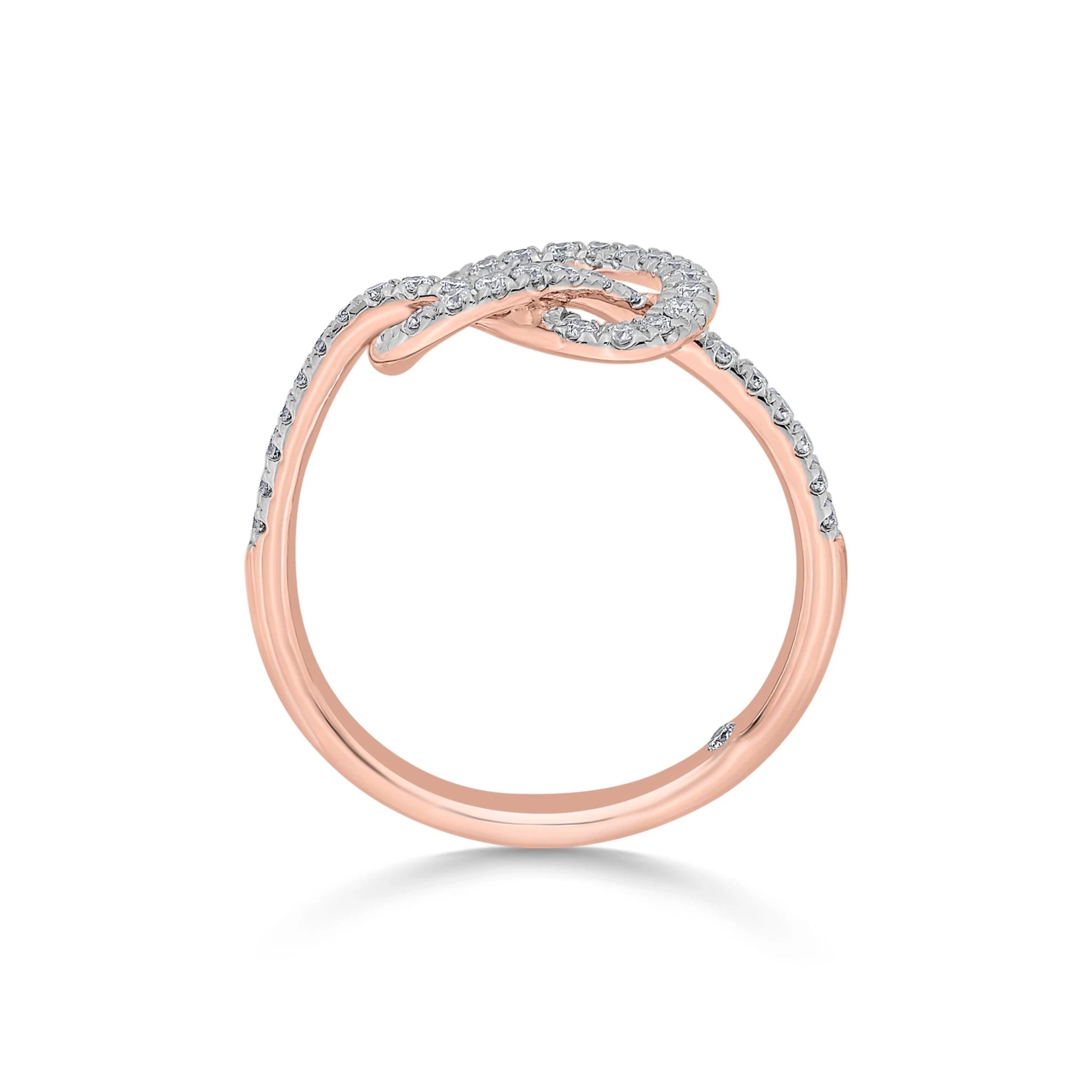 Love Knot Infinity Spark Diamond Ring - Zen Diamond India