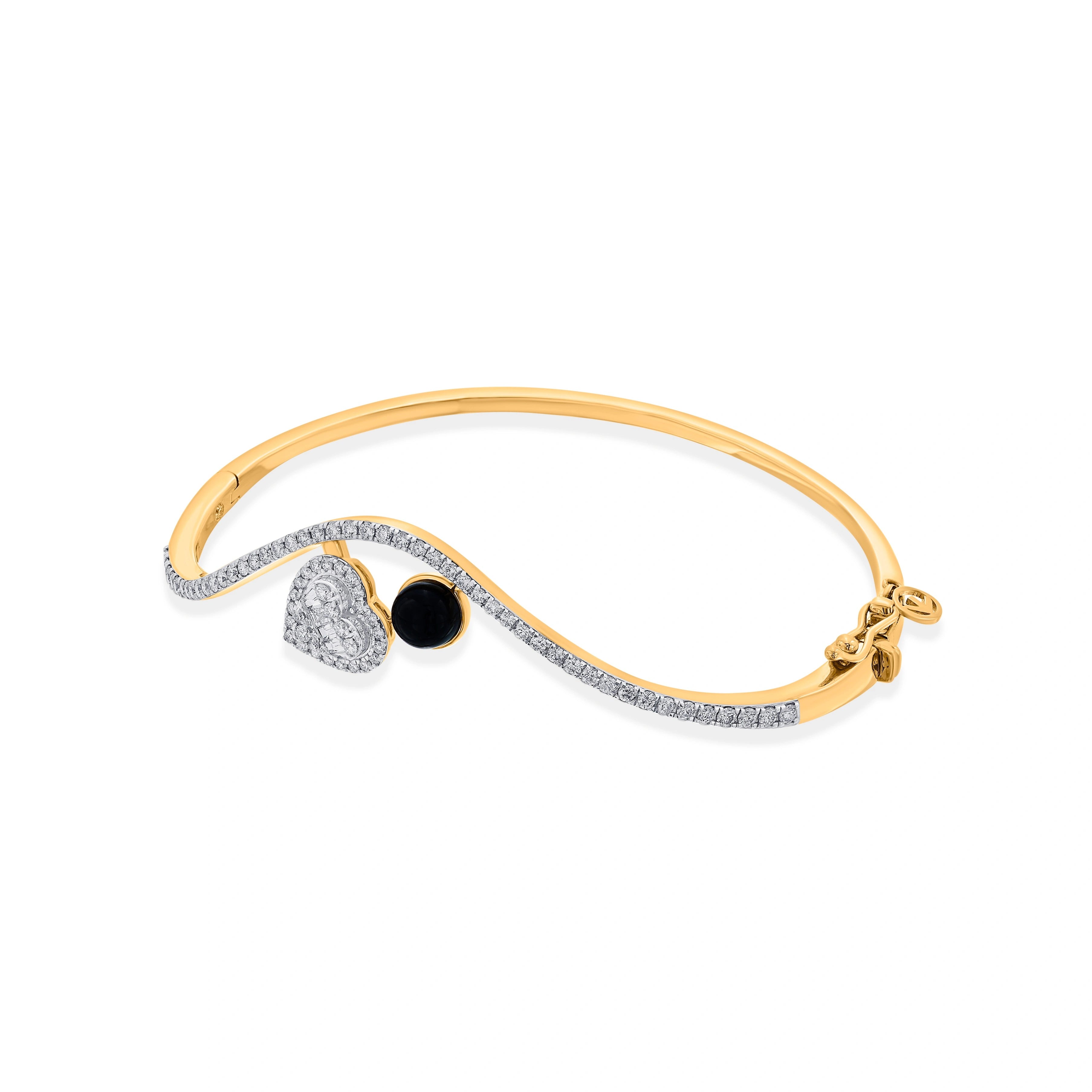 Kismet Midnight Heartbeat Bracelet - Zen Diamond India