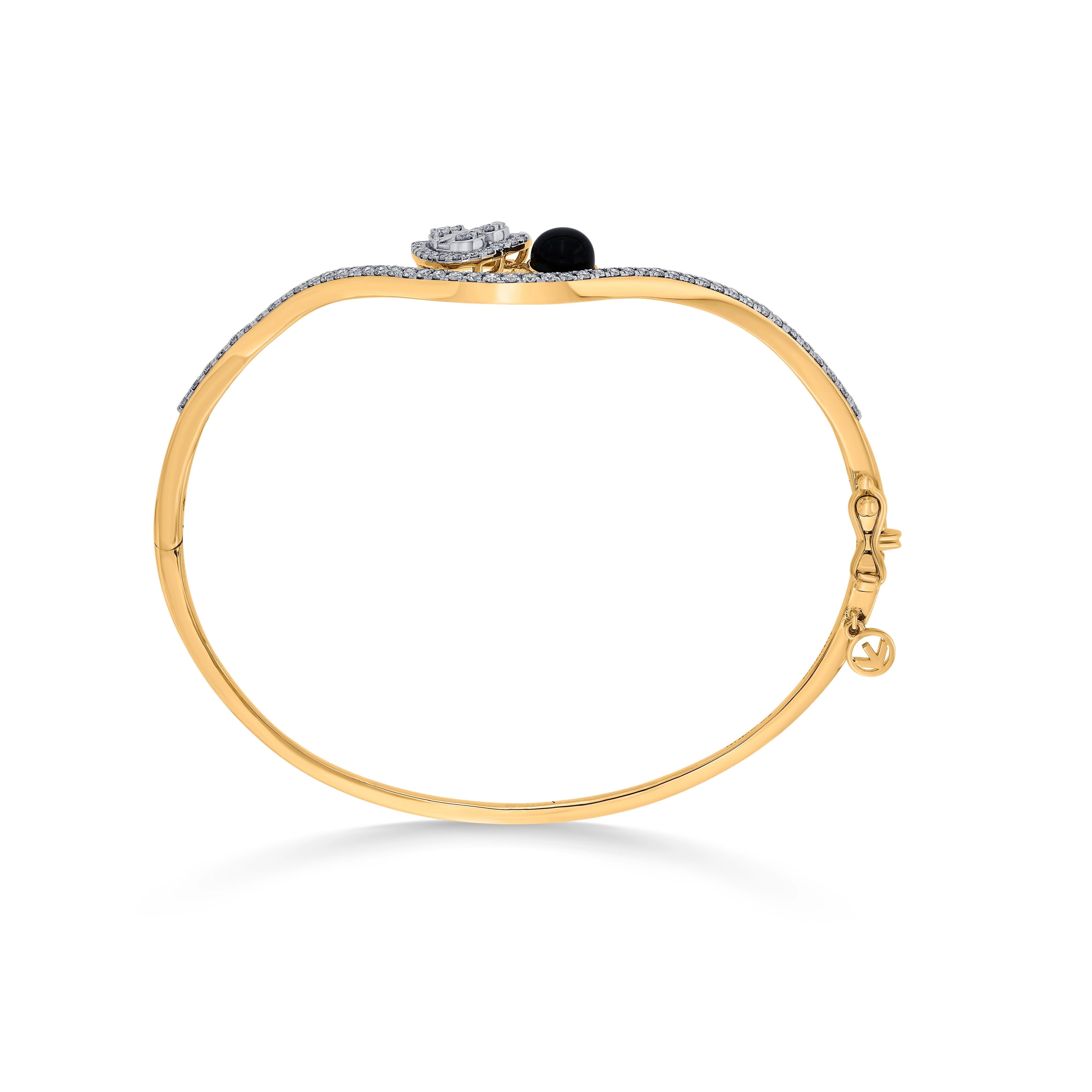 Kismet Midnight Heartbeat Bracelet - Zen Diamond India