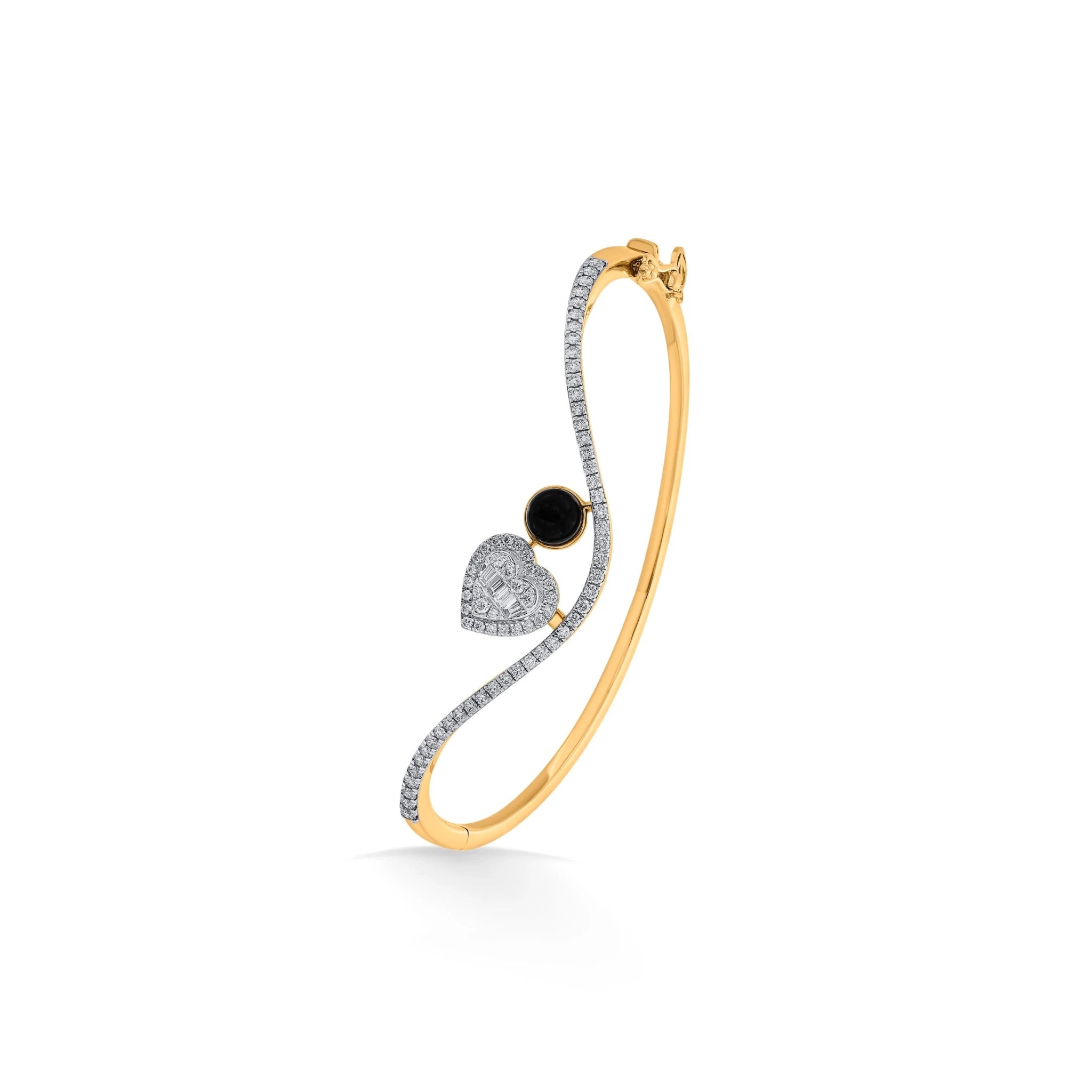 Kismet Midnight Heartbeat Bracelet - Zen Diamond India