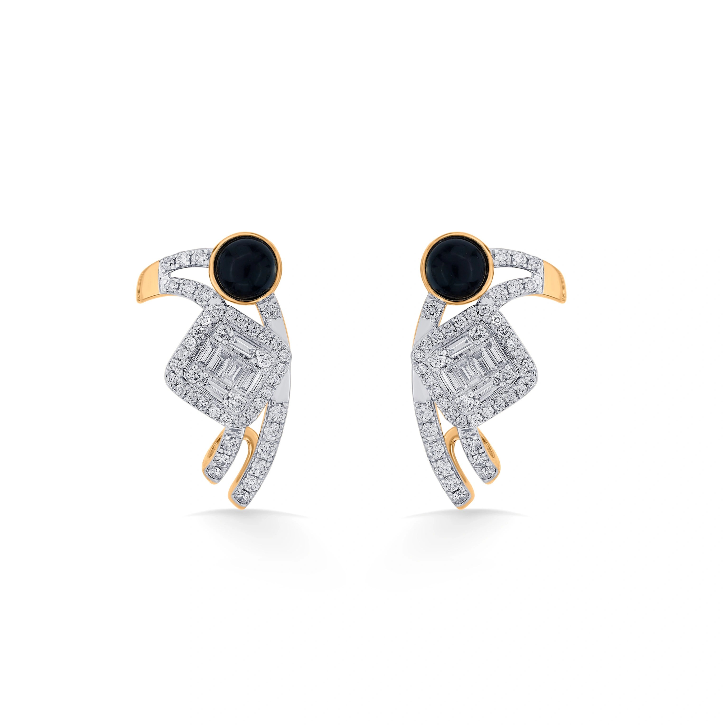 Kismet Radiant Orbit Studs - Zen Diamond India