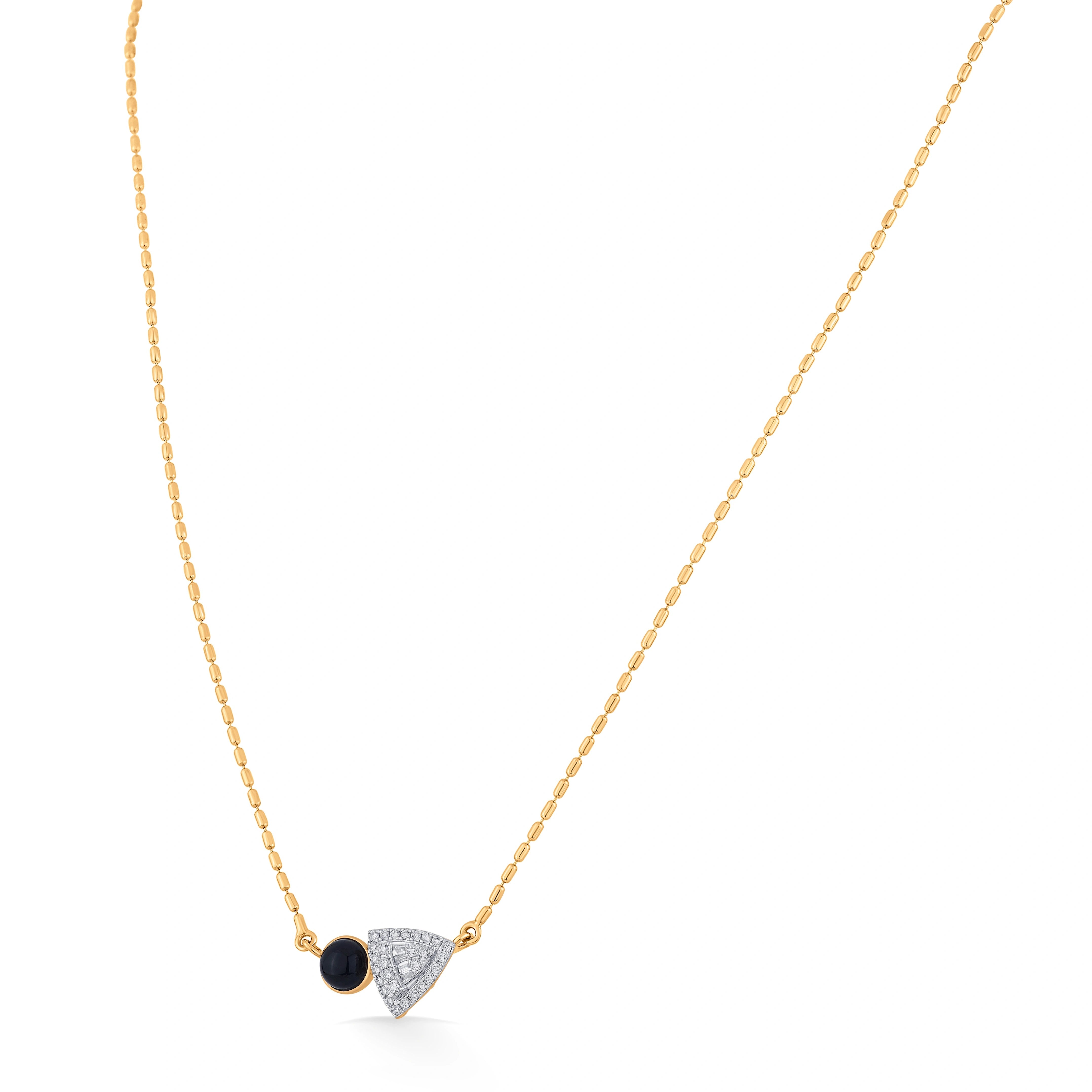 Kismet Bold Harmony Pendant - Zen Diamond India