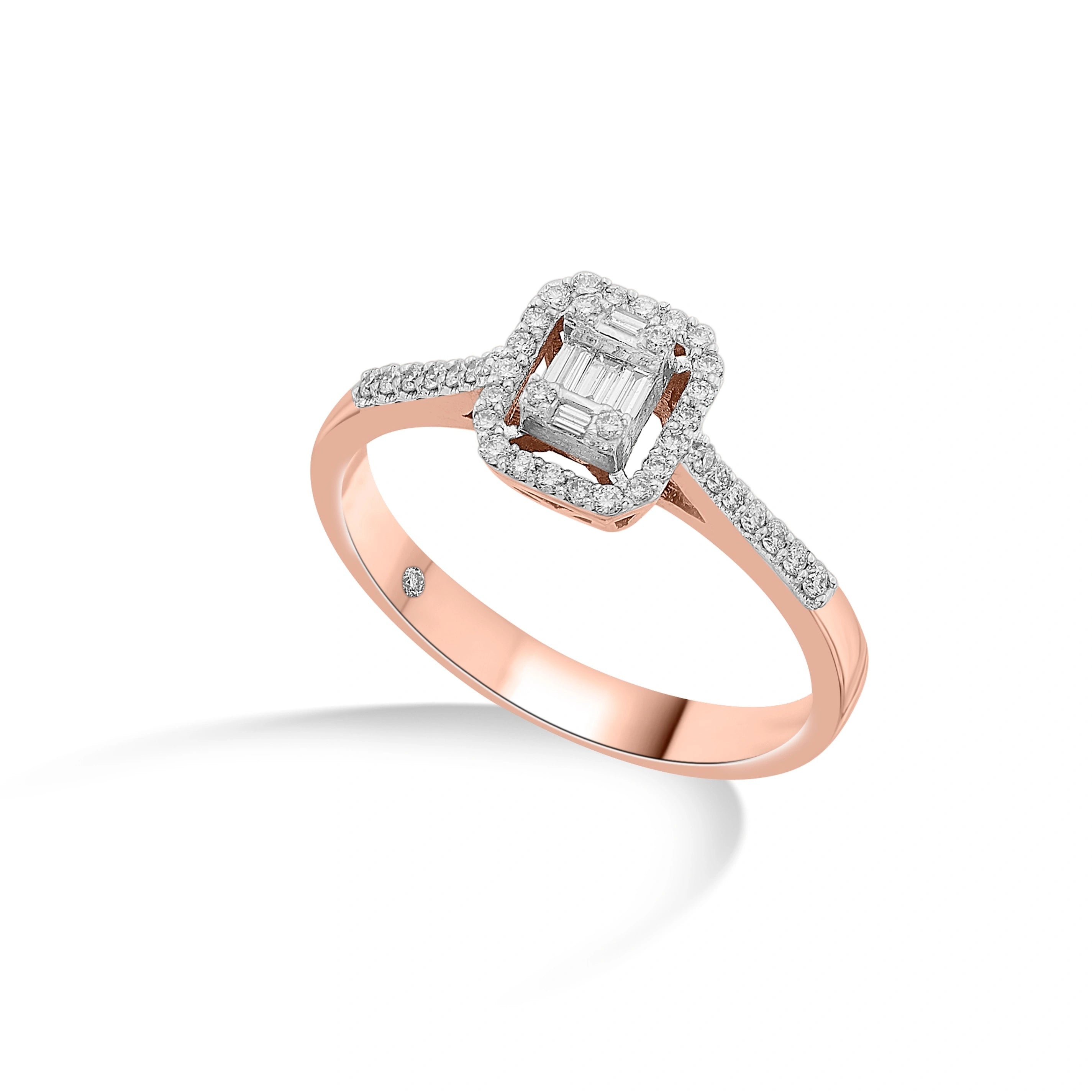 Luminous Halo Fusion Ring - Zen Diamond India