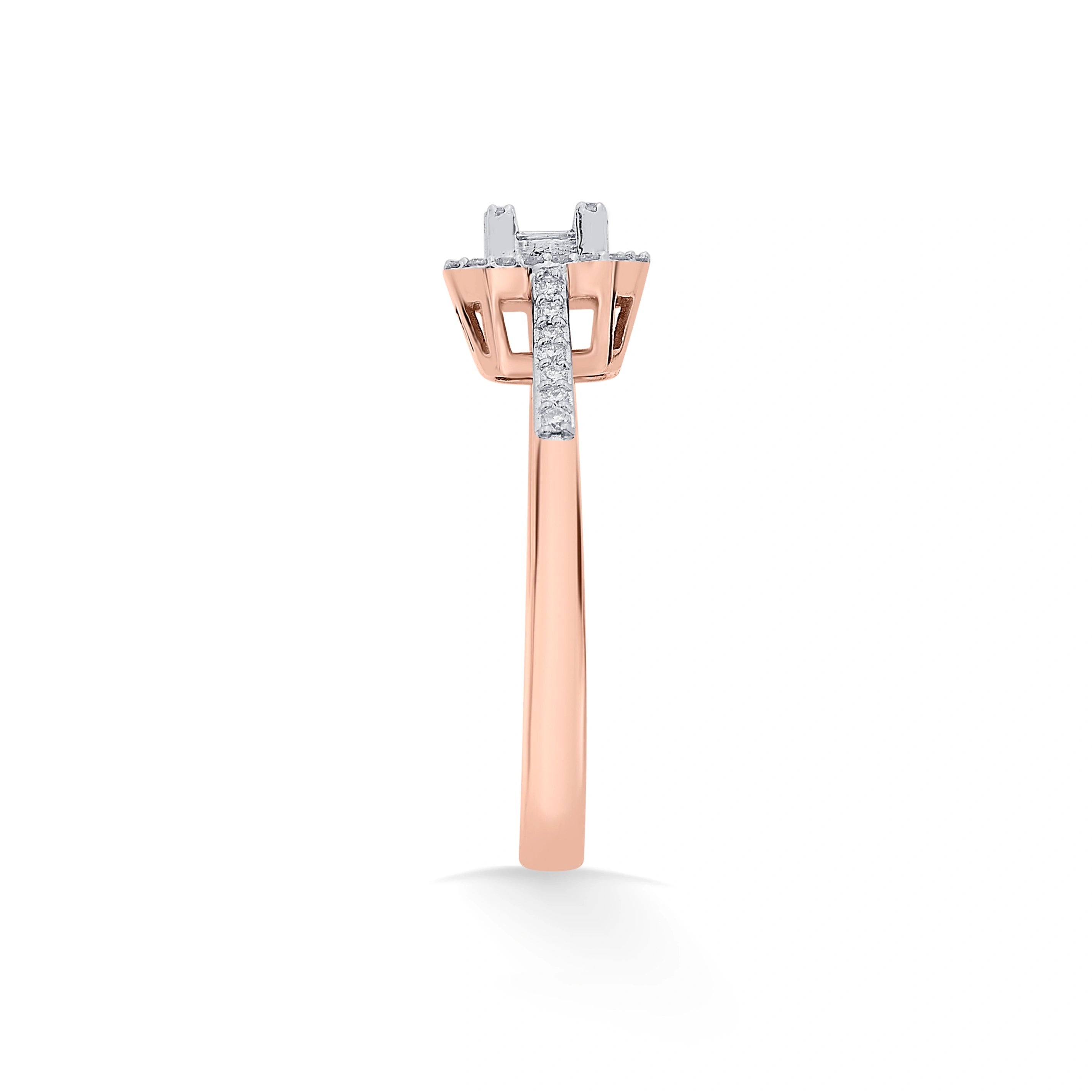 Luminous Halo Fusion Ring - Zen Diamond India