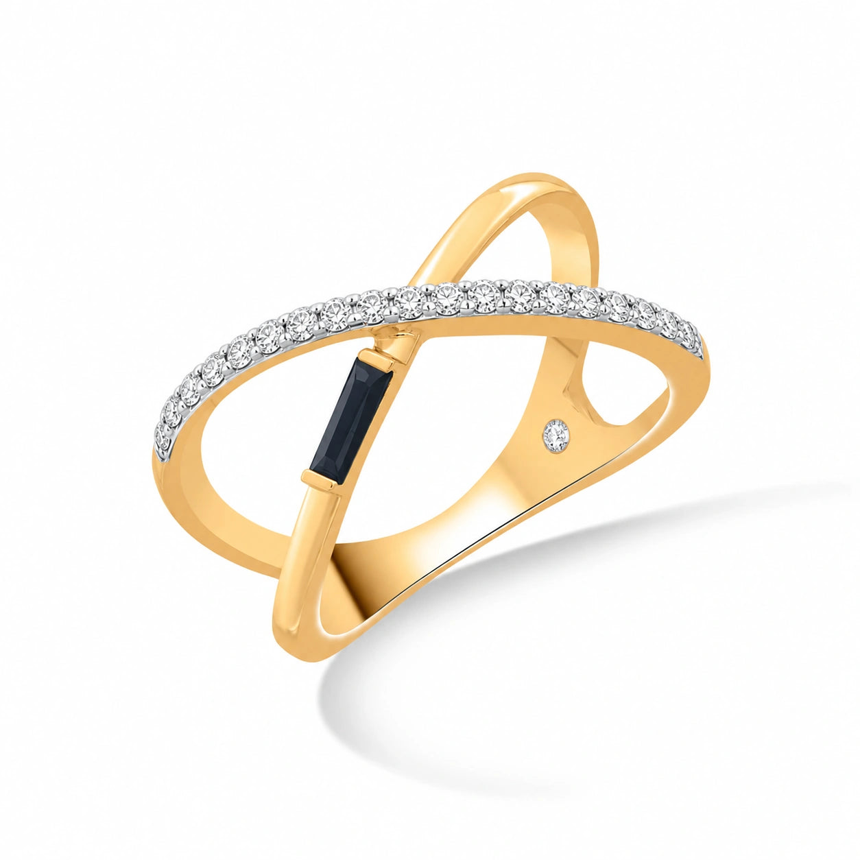 Kismet Midnight Crossover Spark Ring