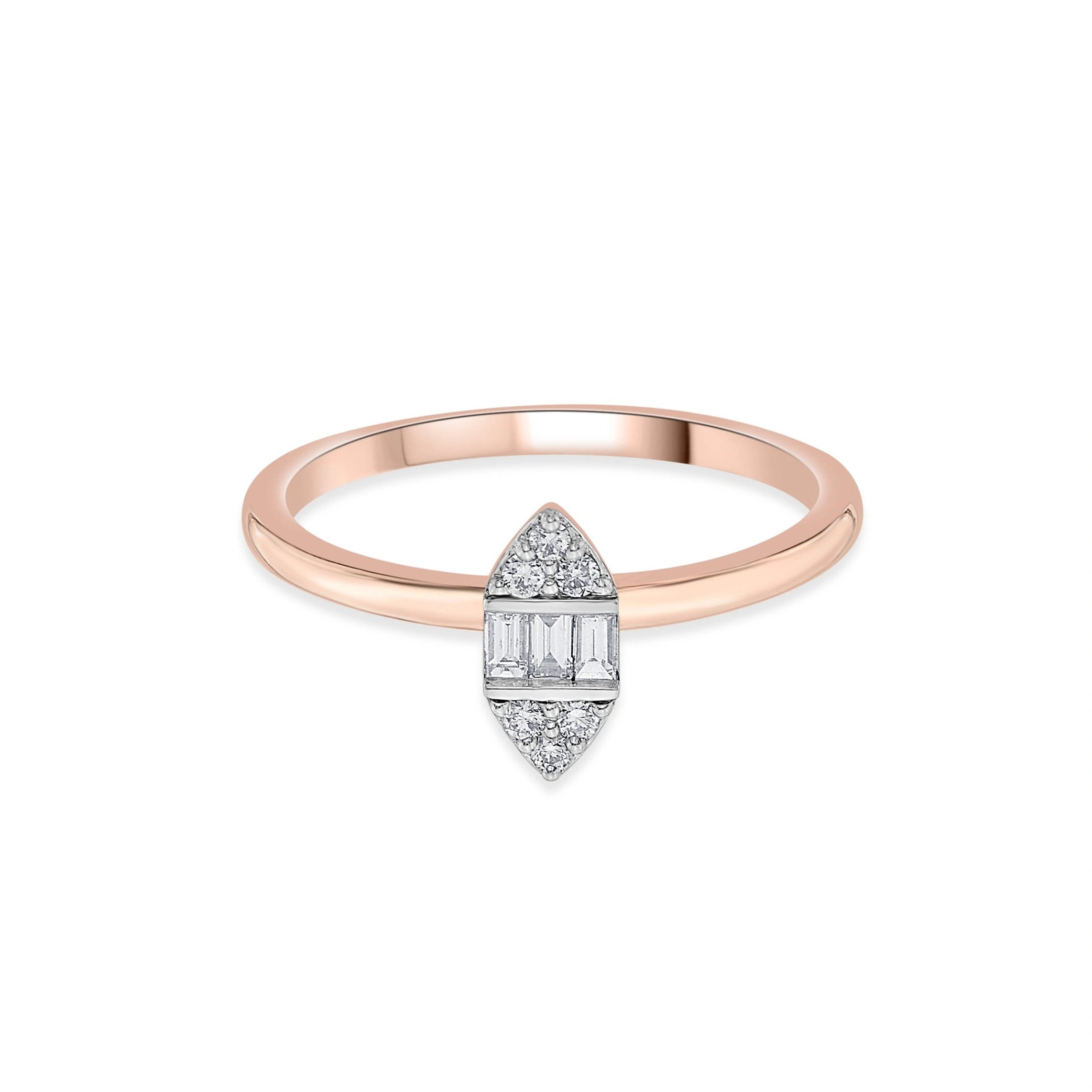 Boujee Marquise Diamond Enigma Ring - Zen Diamond India