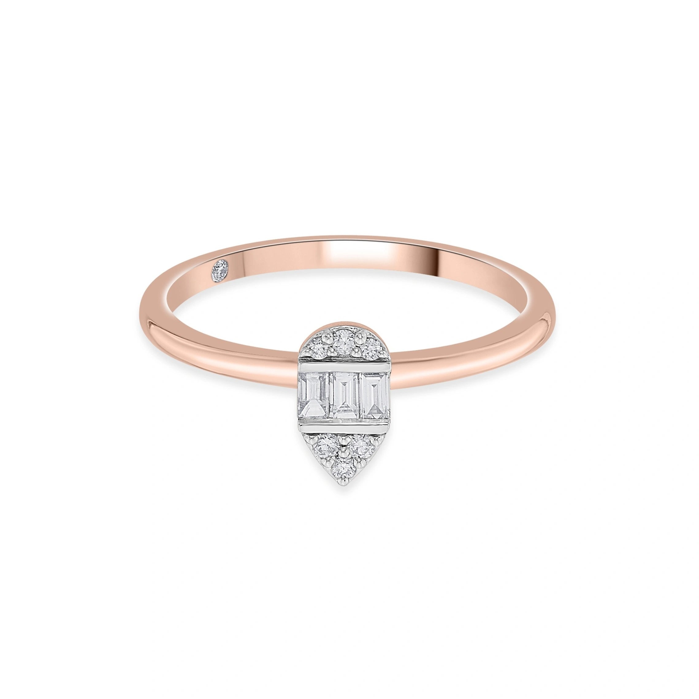 Boujee Teardrop Diamond Majesty Ring - Zen Diamond India