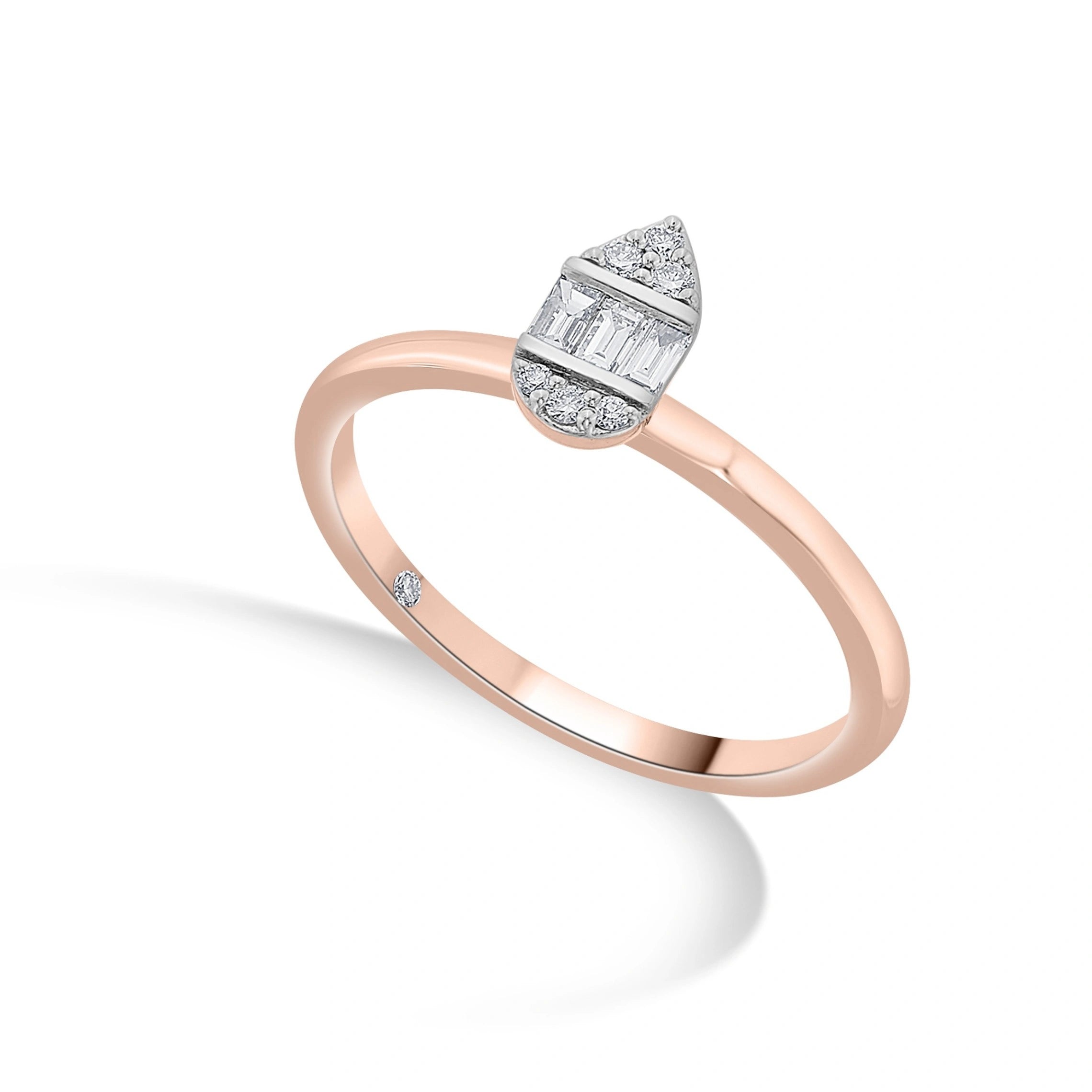 Boujee Teardrop Diamond Majesty Ring