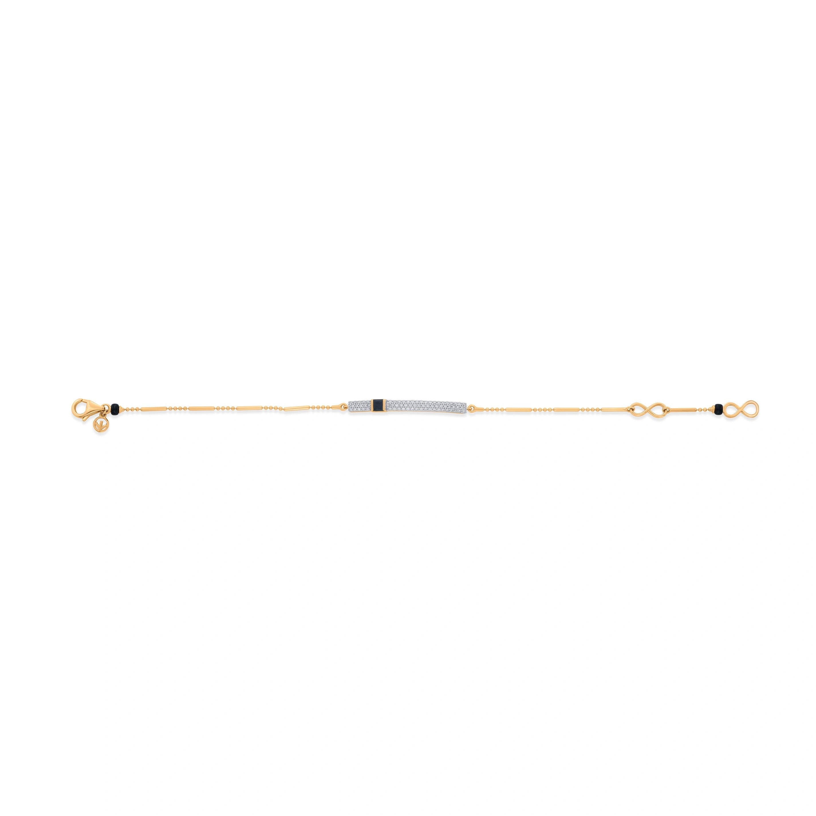 Kismet Infinity Pulse Bracelet - Zen Diamond India