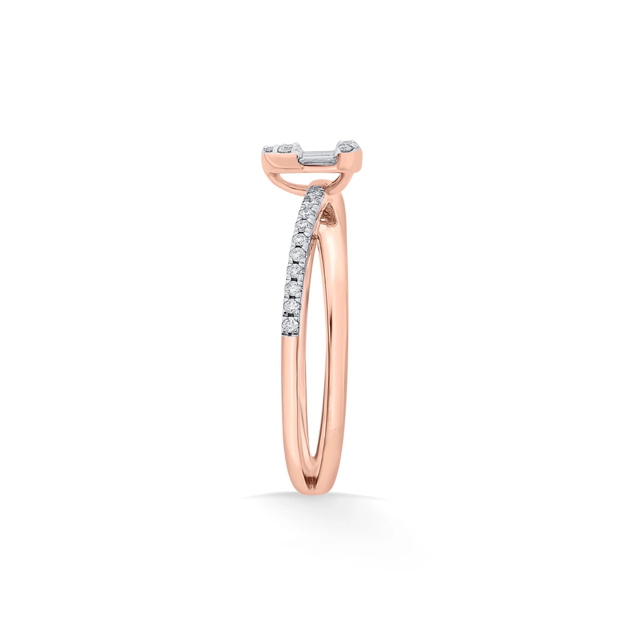 Boujee Rose Diamond Vortex Ring - Zen Diamond India