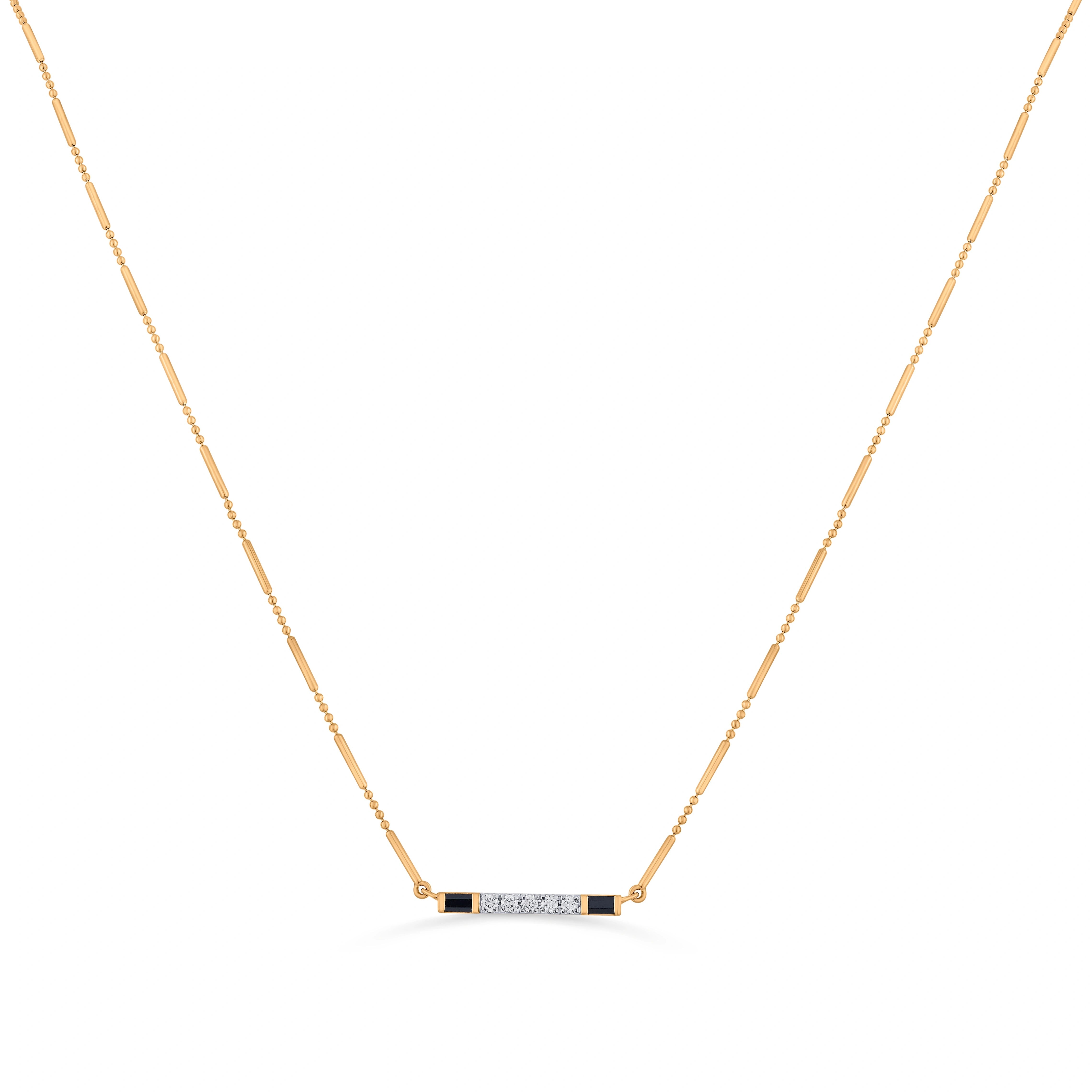 Kismet Everyday Chic Bar Necklace - Zen Diamond India