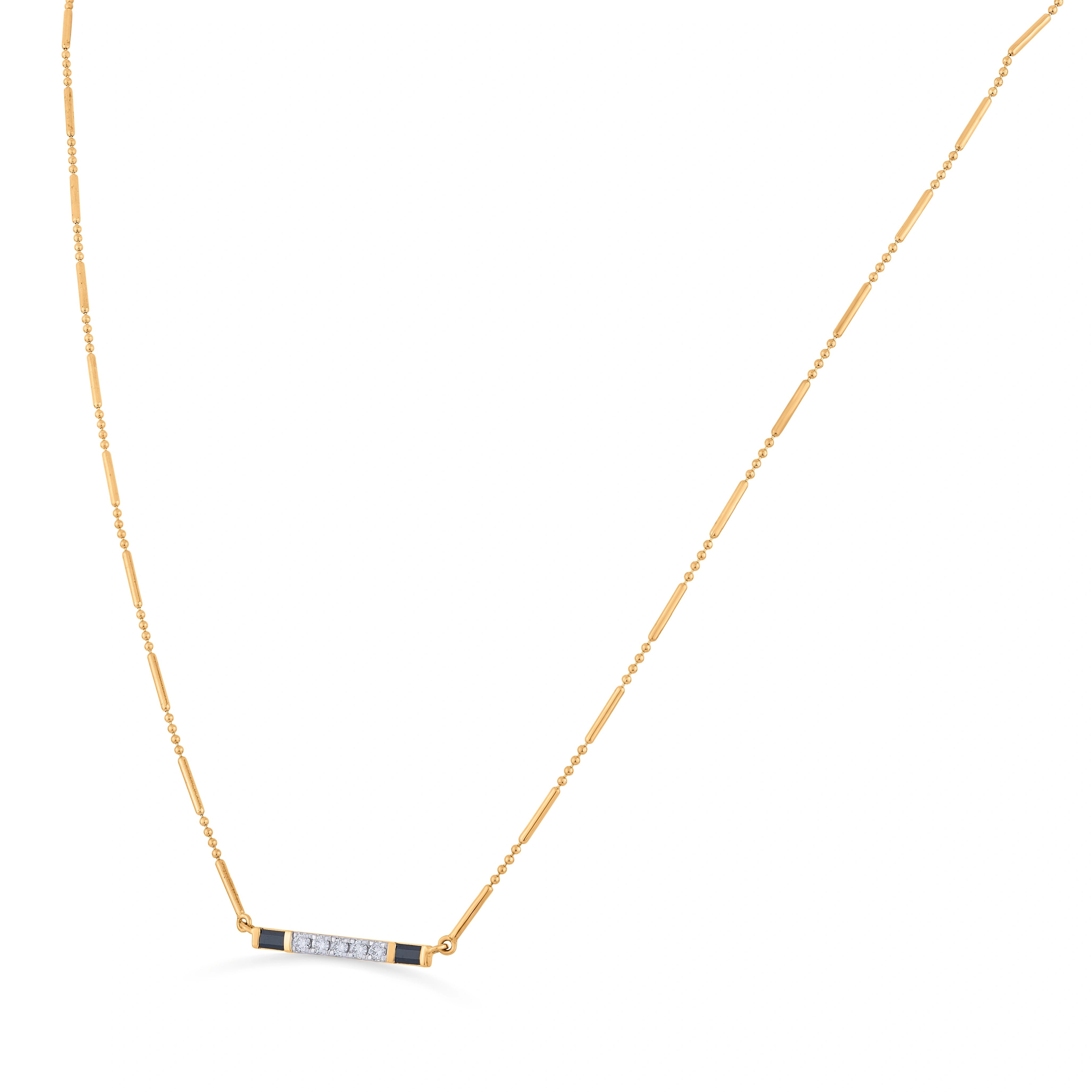 Kismet Everyday Chic Bar Necklace - Zen Diamond India