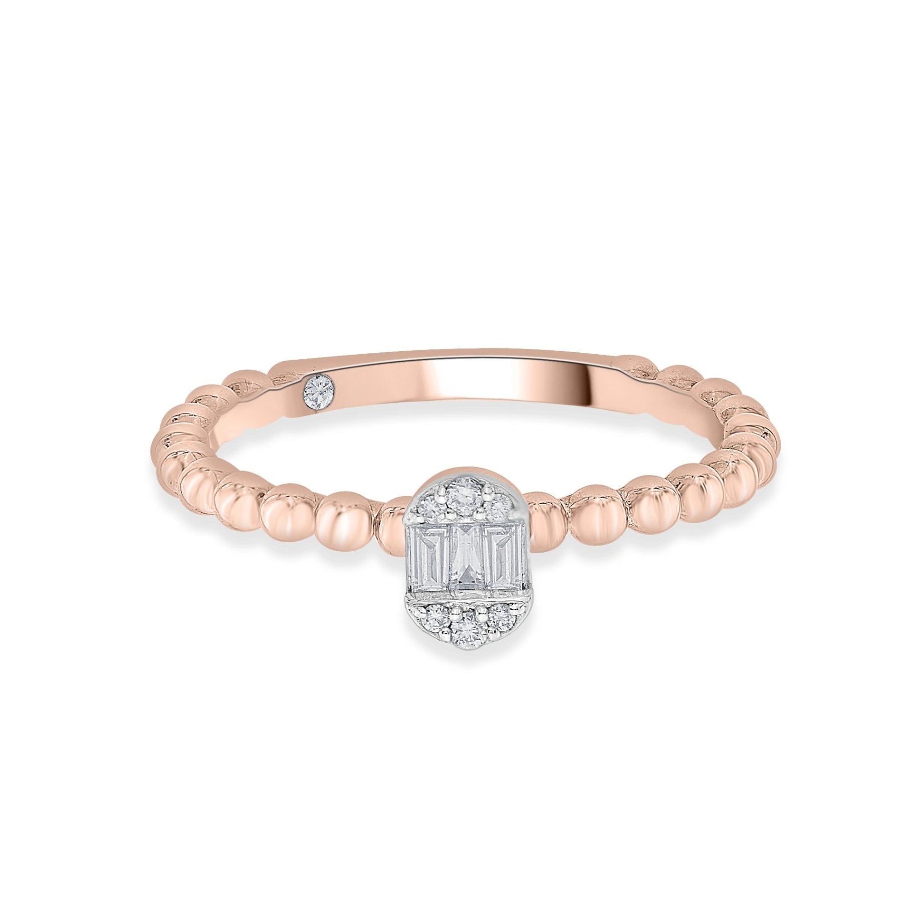 Boujee Baguette Bliss Ring - Zen Diamond India