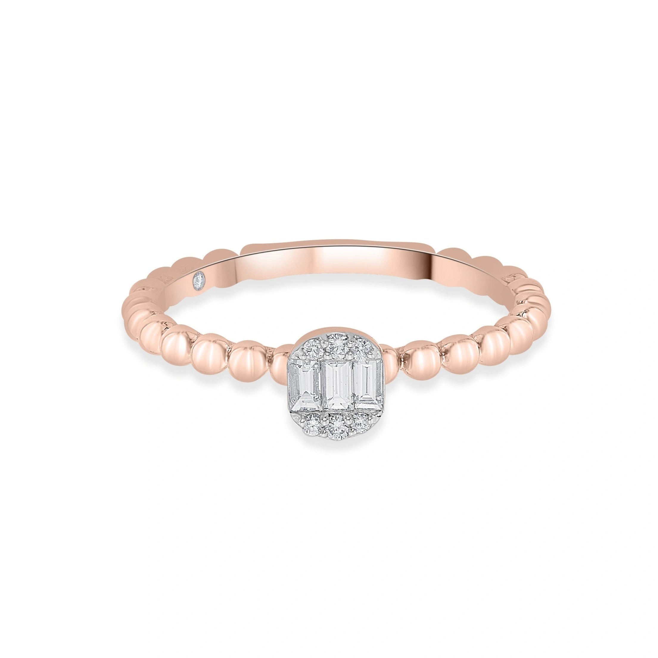 Boujee Baguette Royale Ring - Zen Diamond India