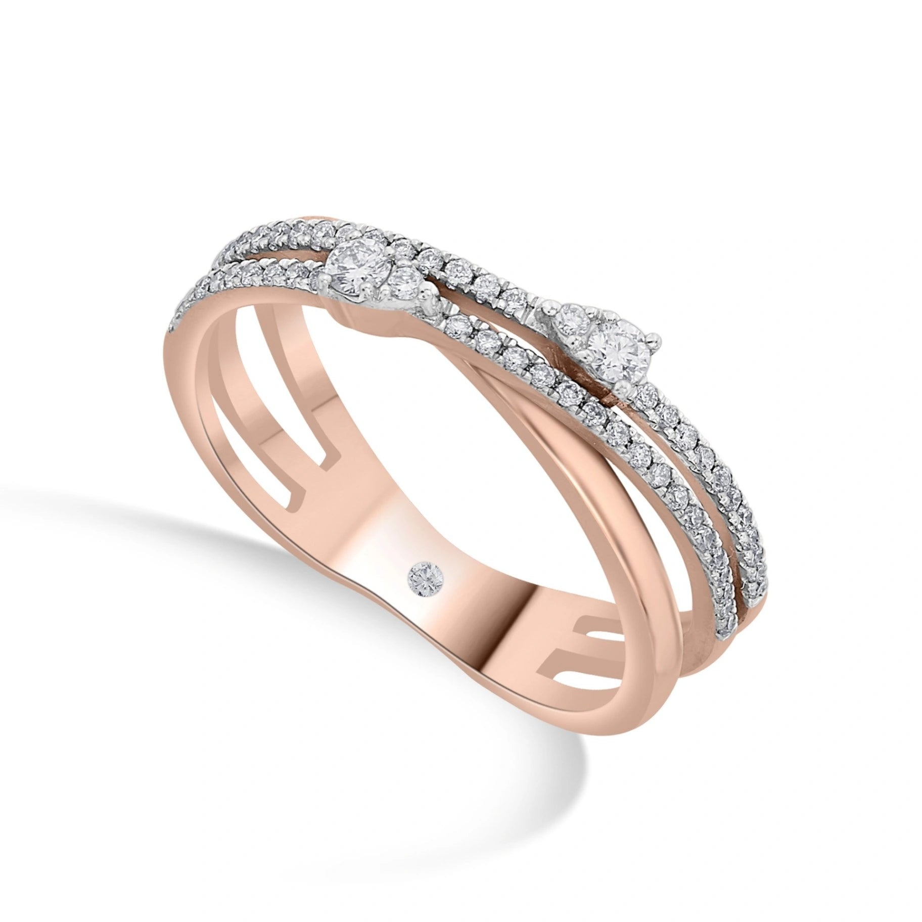 Zen Pirlanta Diamond Tide Ring - Zen Diamond India