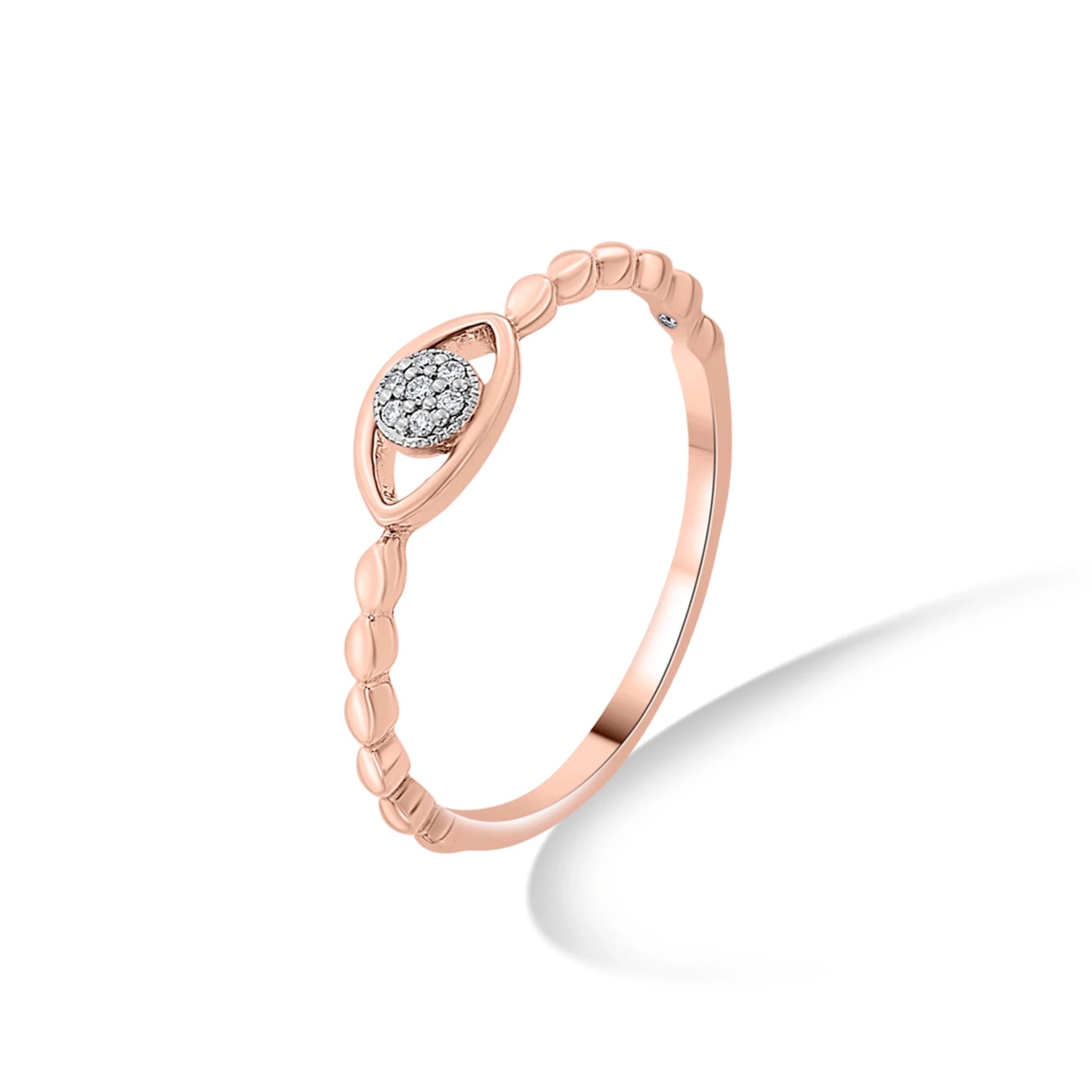 Boujee Luxe Evil Eye Spark Ring - Zen Diamond India