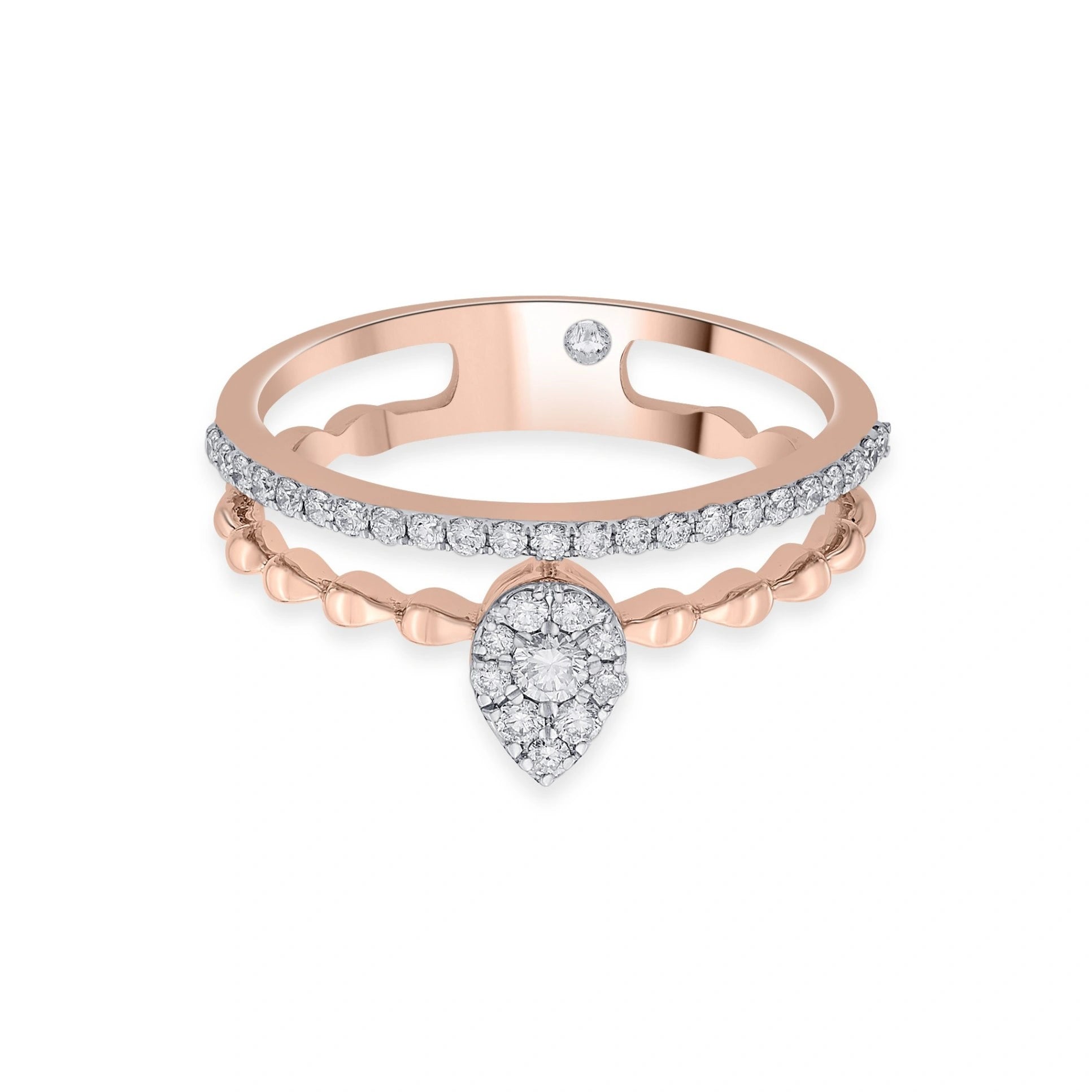 Sassy Diamond Tiara Ring - Zen Diamond India