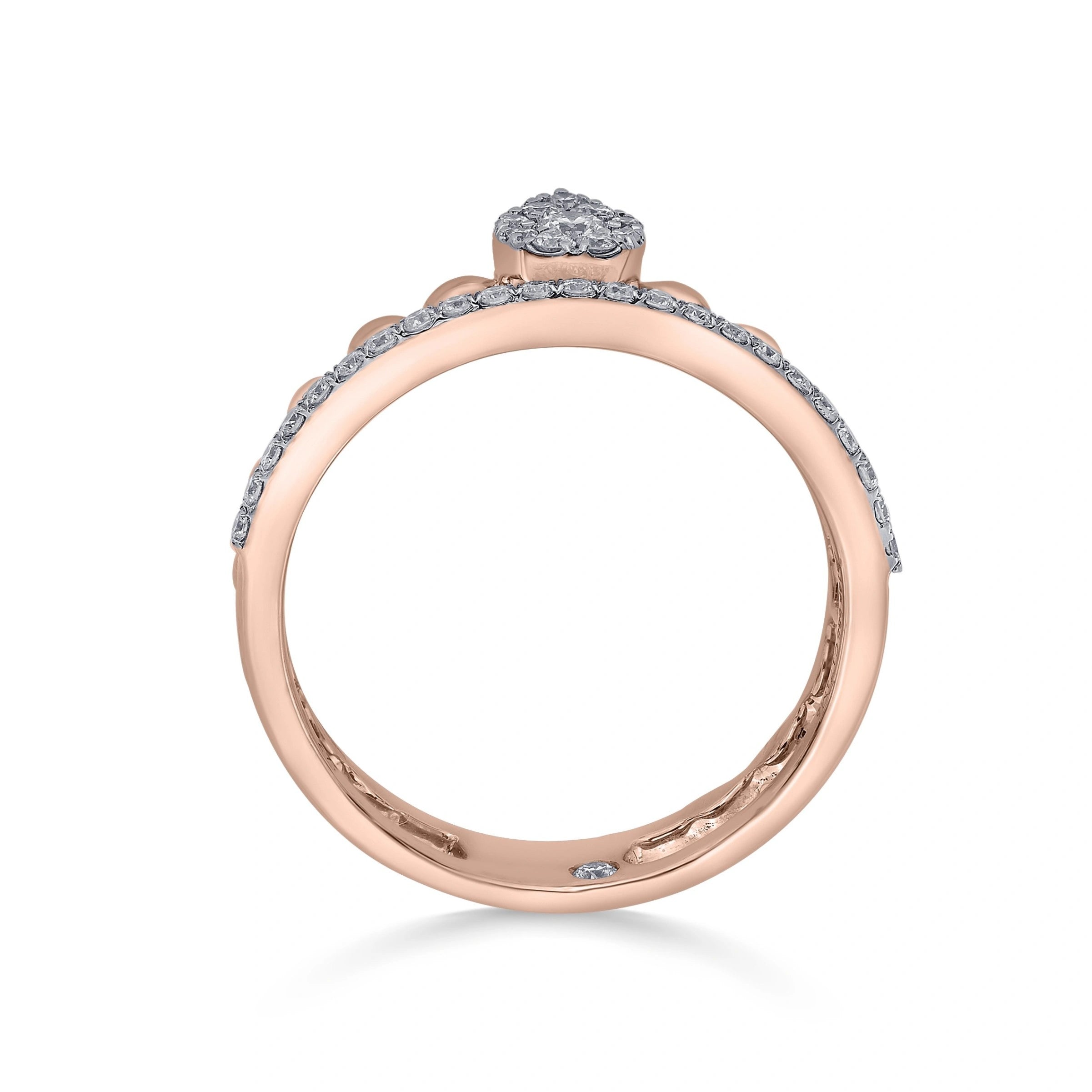 Sassy Diamond Tiara Ring - Zen Diamond India