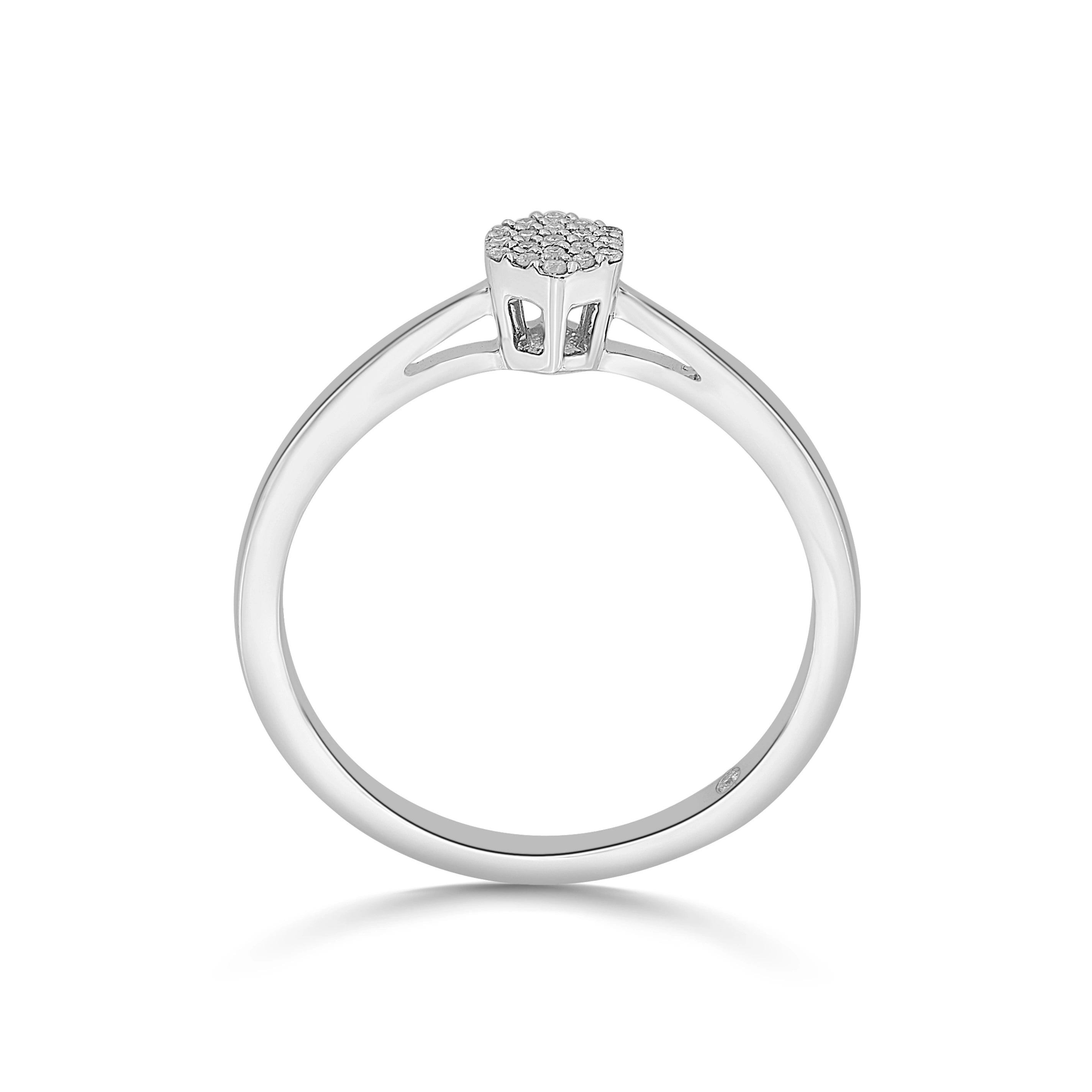 Boujee Hexa Glitz Diamond Whisper Ring