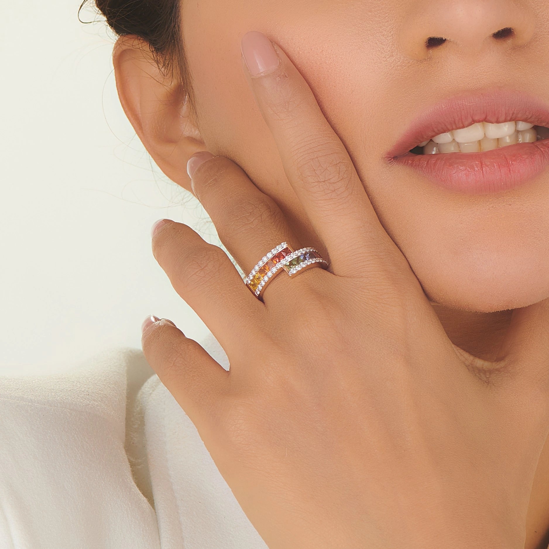 Toren Euphoria Shine Ring