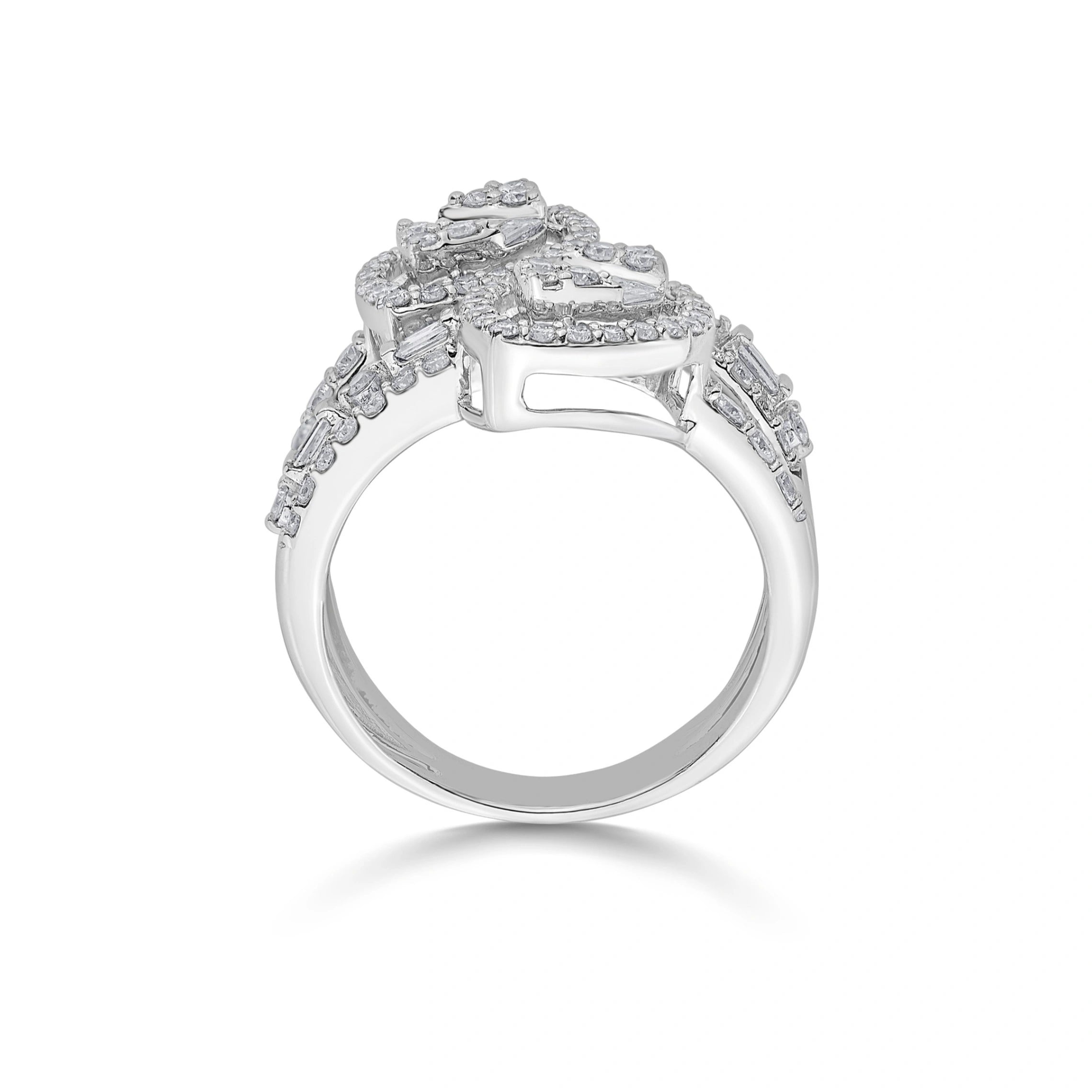 Enchante Double Marquise Baguette Ring