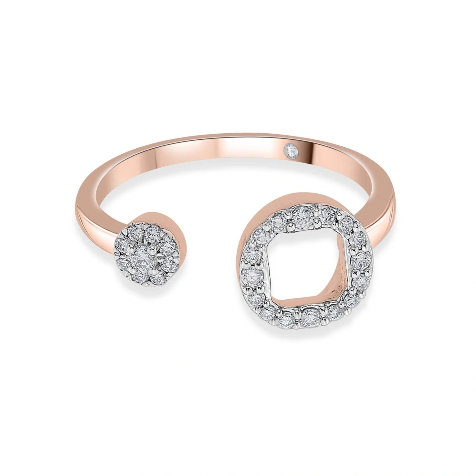 Boujee Round Ring - Zen Diamond India