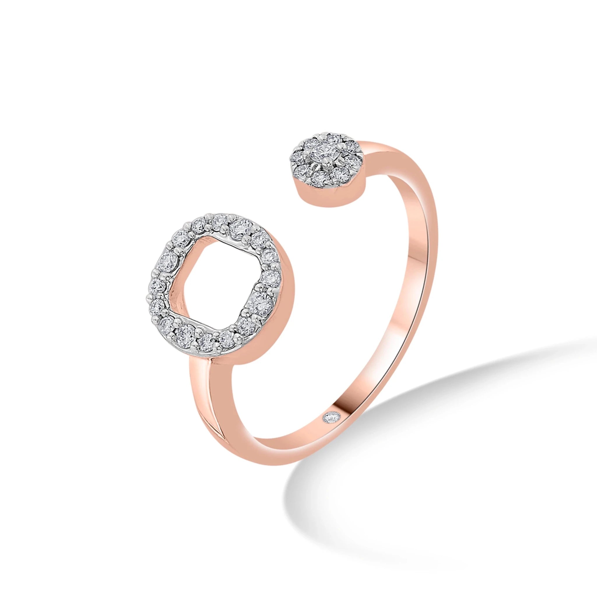 Boujee Round Ring - Zen Diamond India