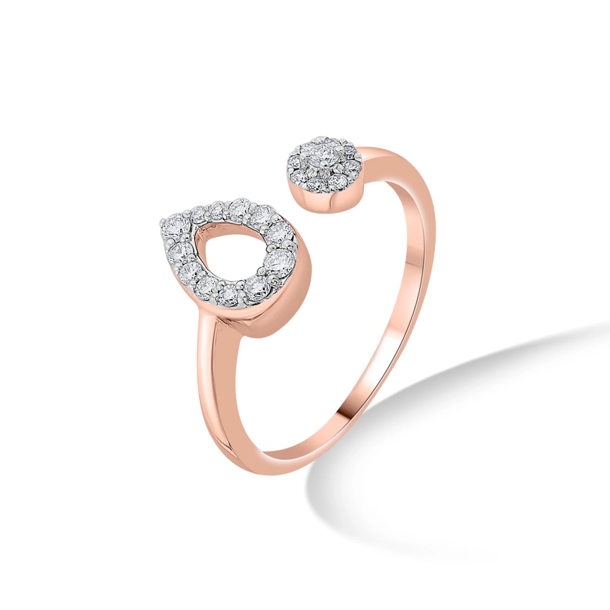 Boujee Drop Ring - Zen Diamond India