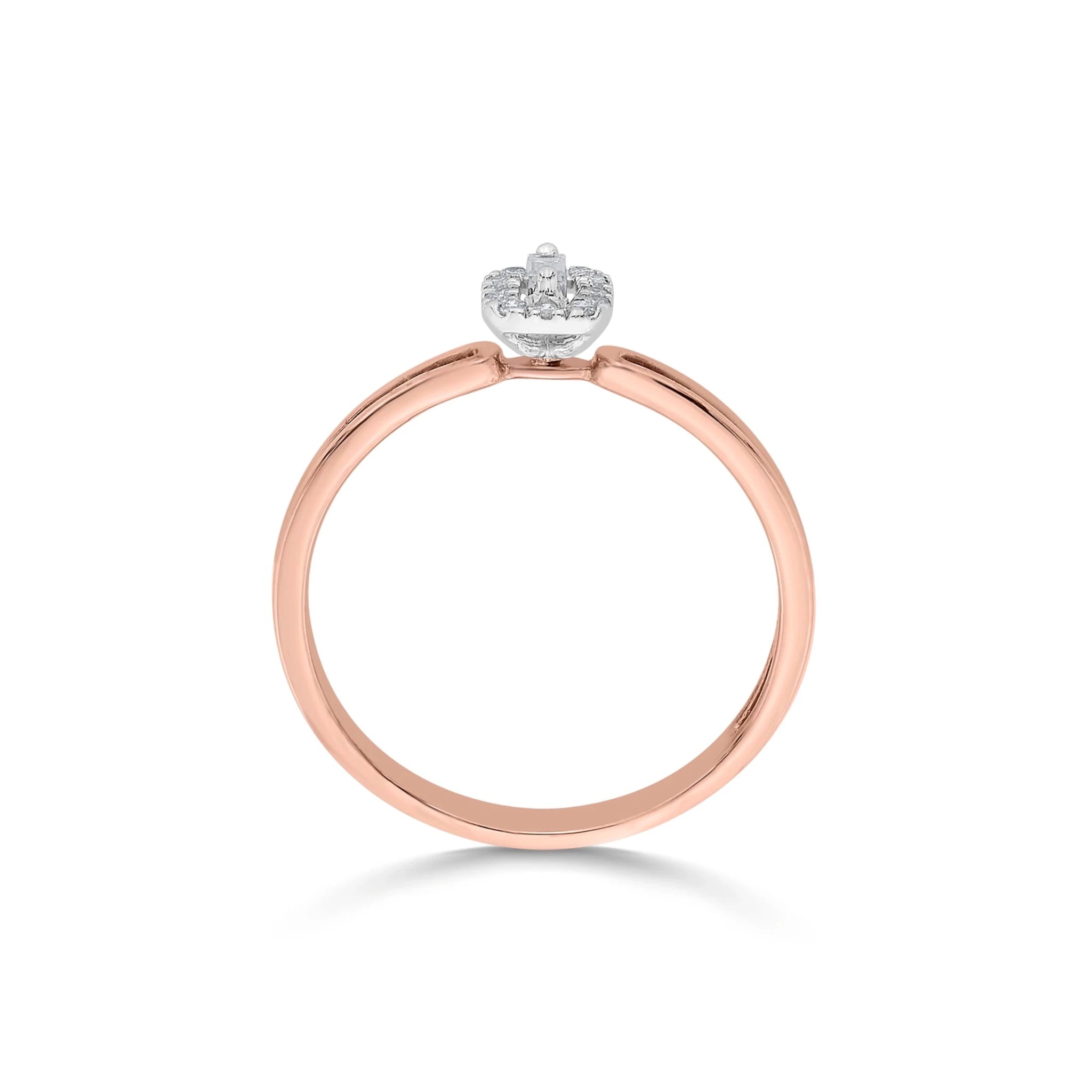 Boujee Split Sparkle Glam Ring - Zen Diamond India