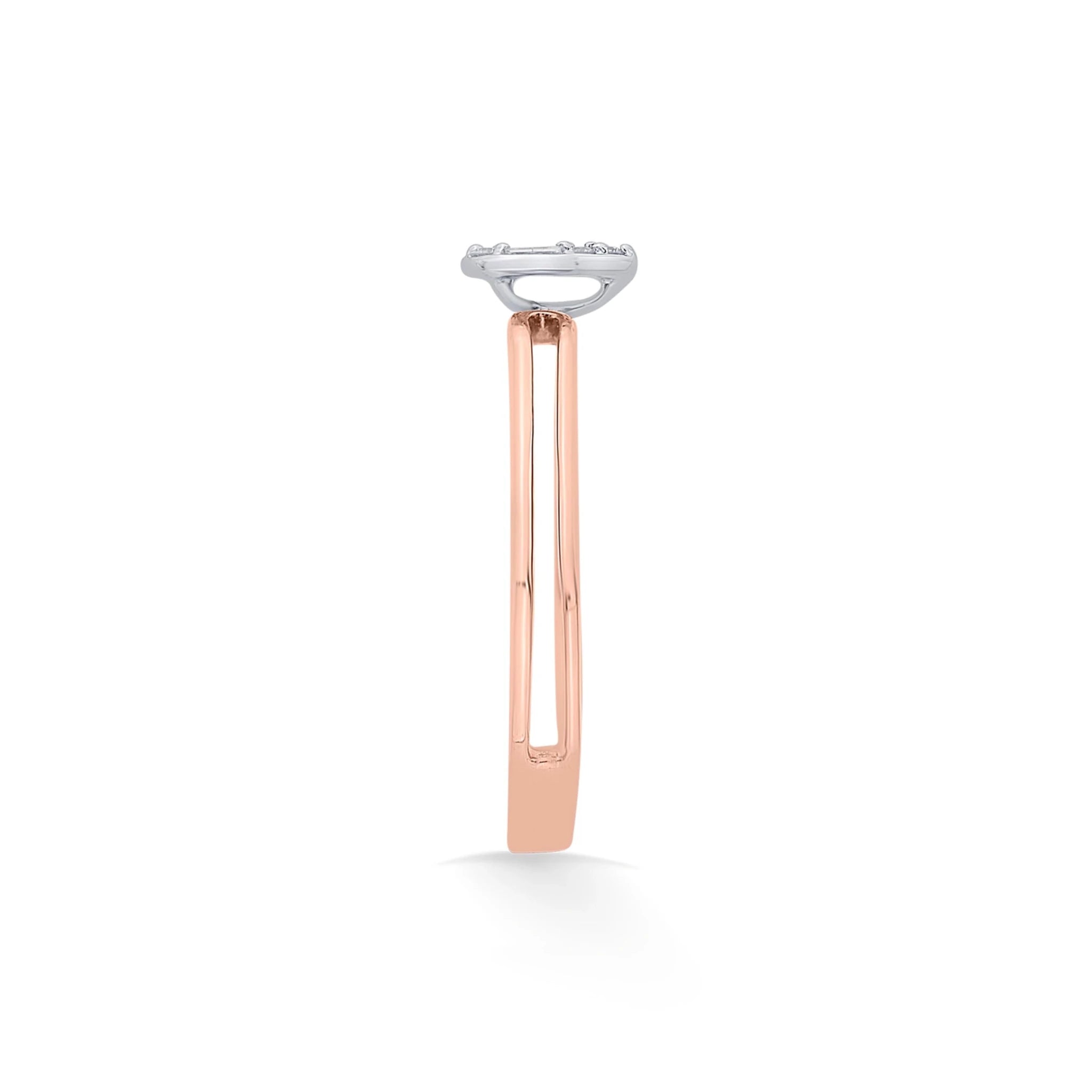 Boujee Radiant Droplet Ring - Zen Diamond India