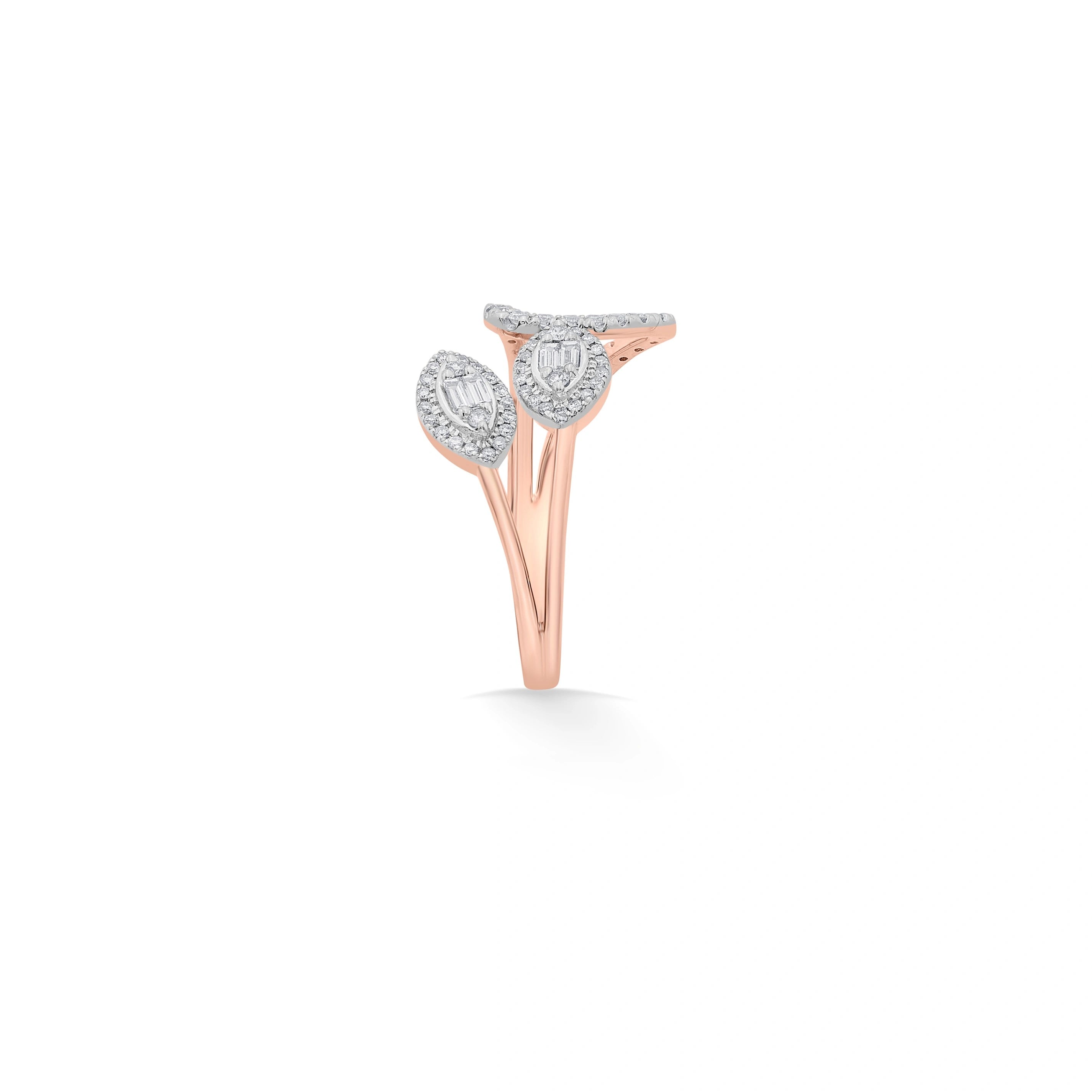Prism Petal Spark Ring - Zen Diamond India