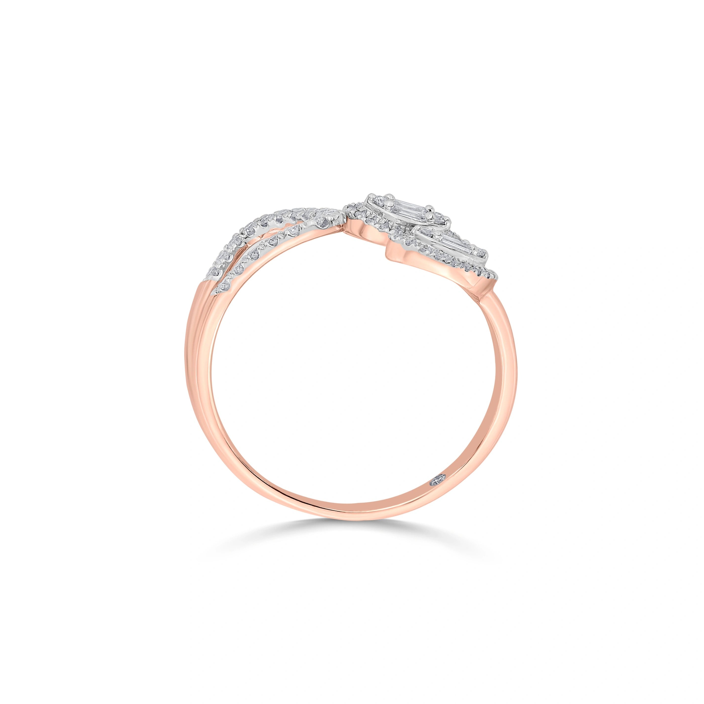 Prism Petal Spark Ring - Zen Diamond India